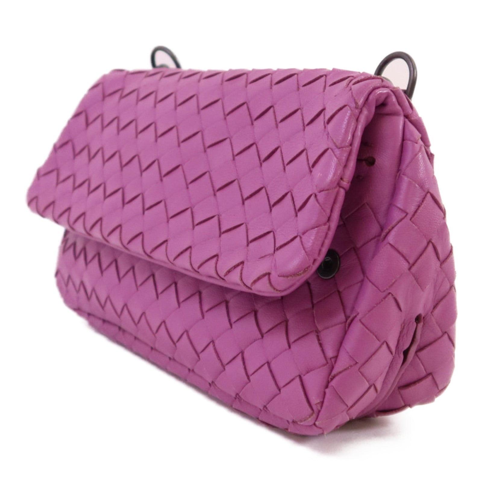 BOTTEGA VENETA 織紋皮革Chain Shoulder Bag鏈帶肩背袋