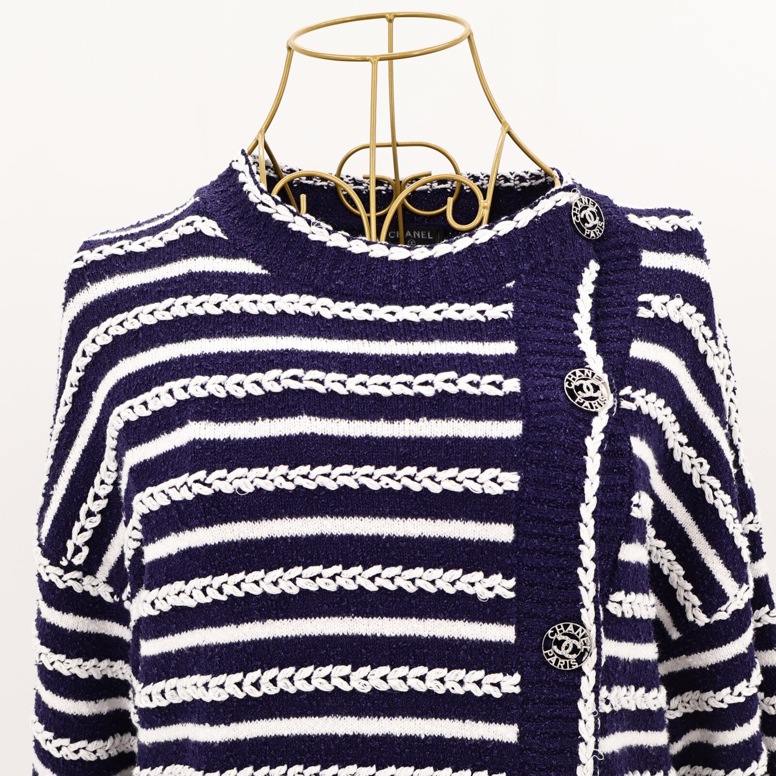 CHANEL Cotton/Linen Cardigan針織
