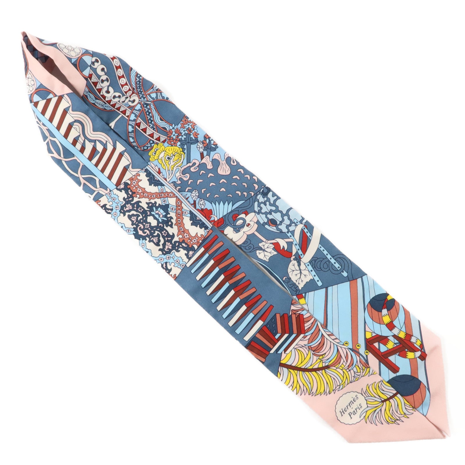 HERMES 絲質Twilly絲巾