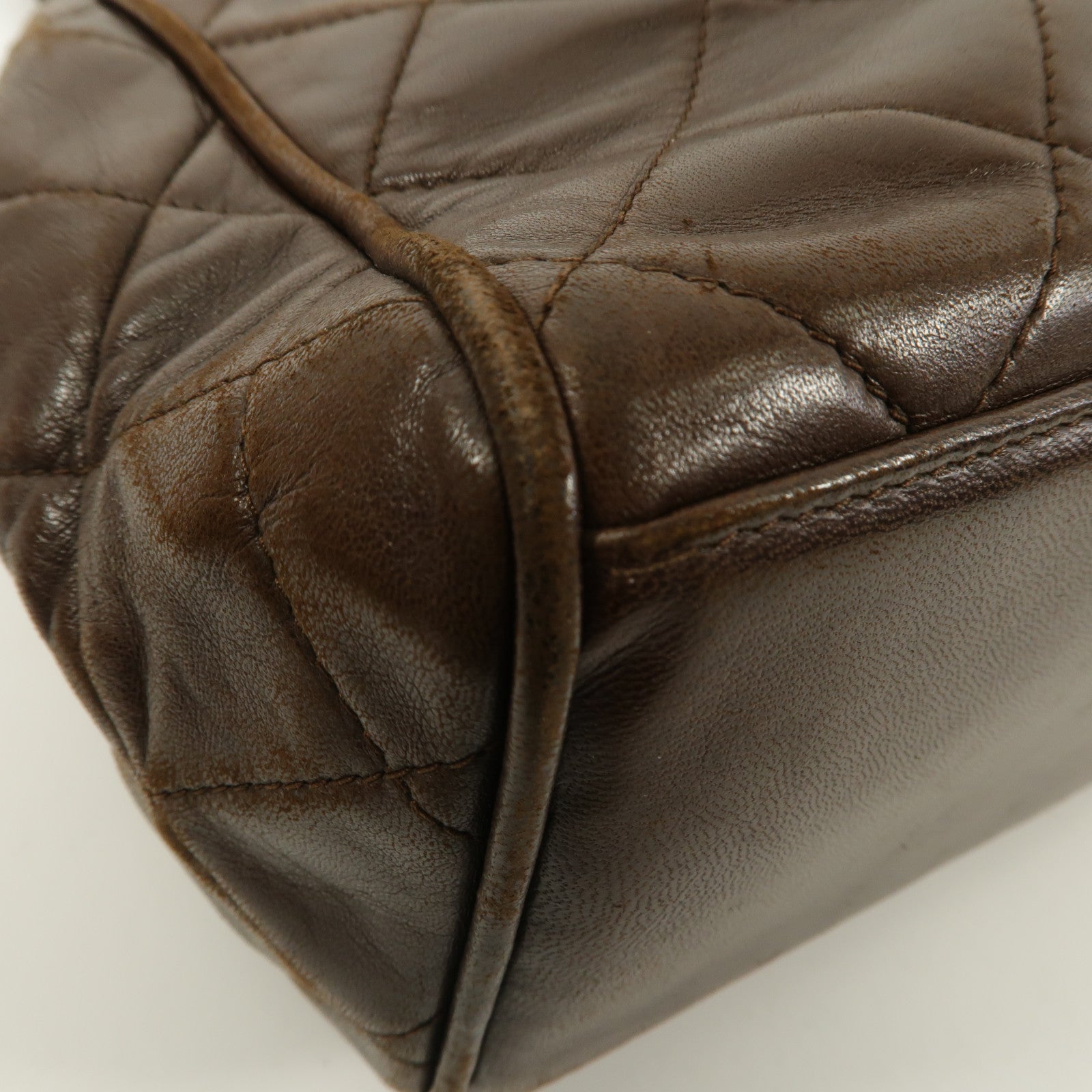 CHANEL 羊皮皮革Vintage Hand Bag手挽袋