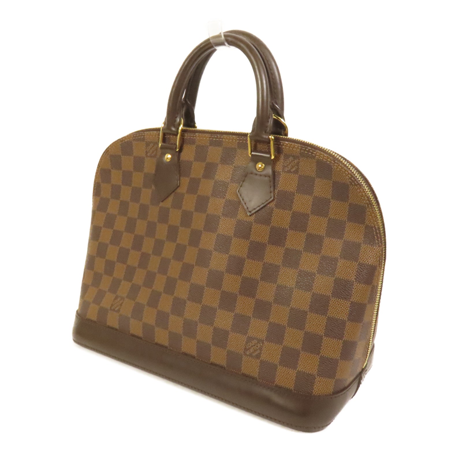 LOUIS VUITTON Damier Alma金扣手挽袋