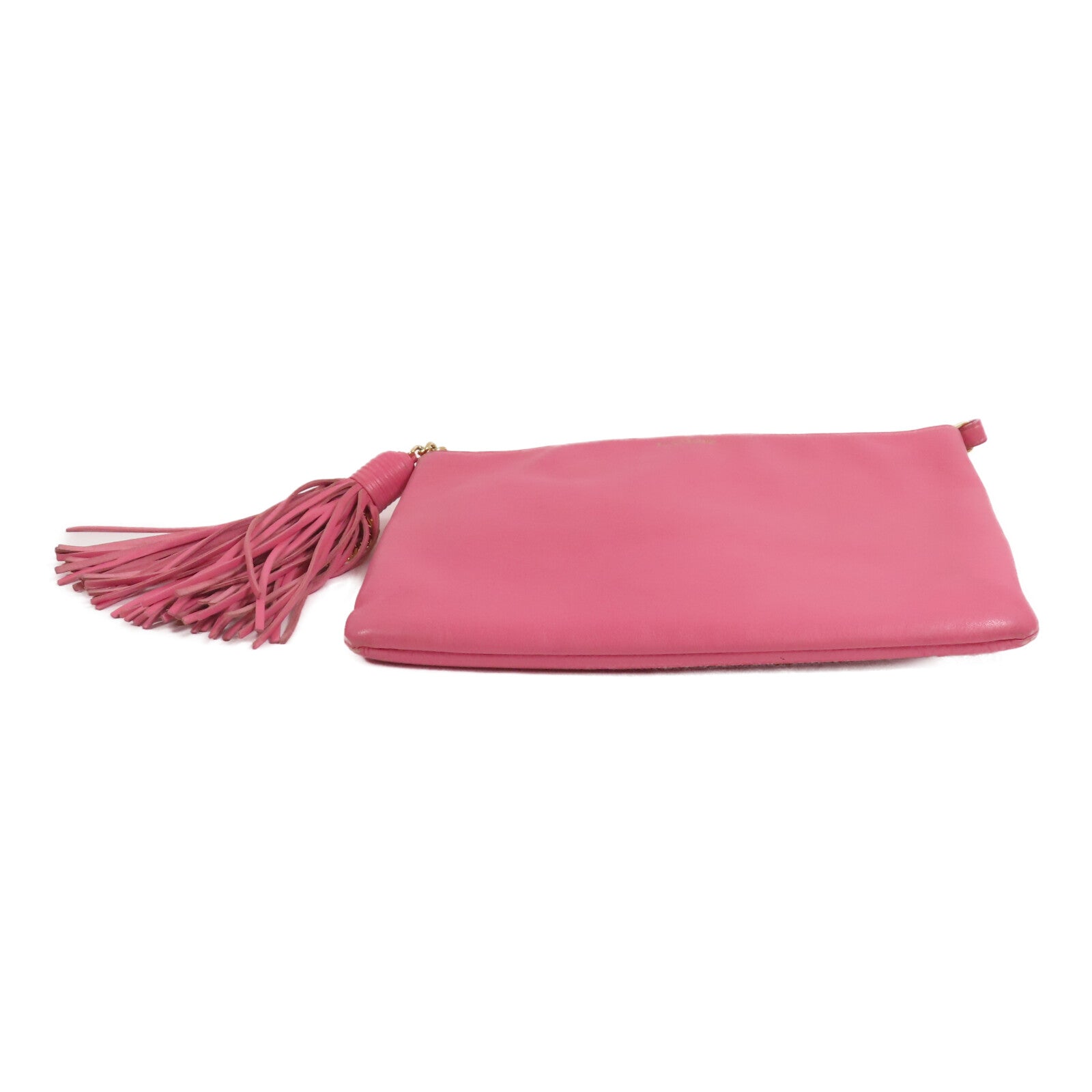 YVES SAINT LAURENT 【激減優惠】牛皮皮革Shoulder Bag金扣肩背袋