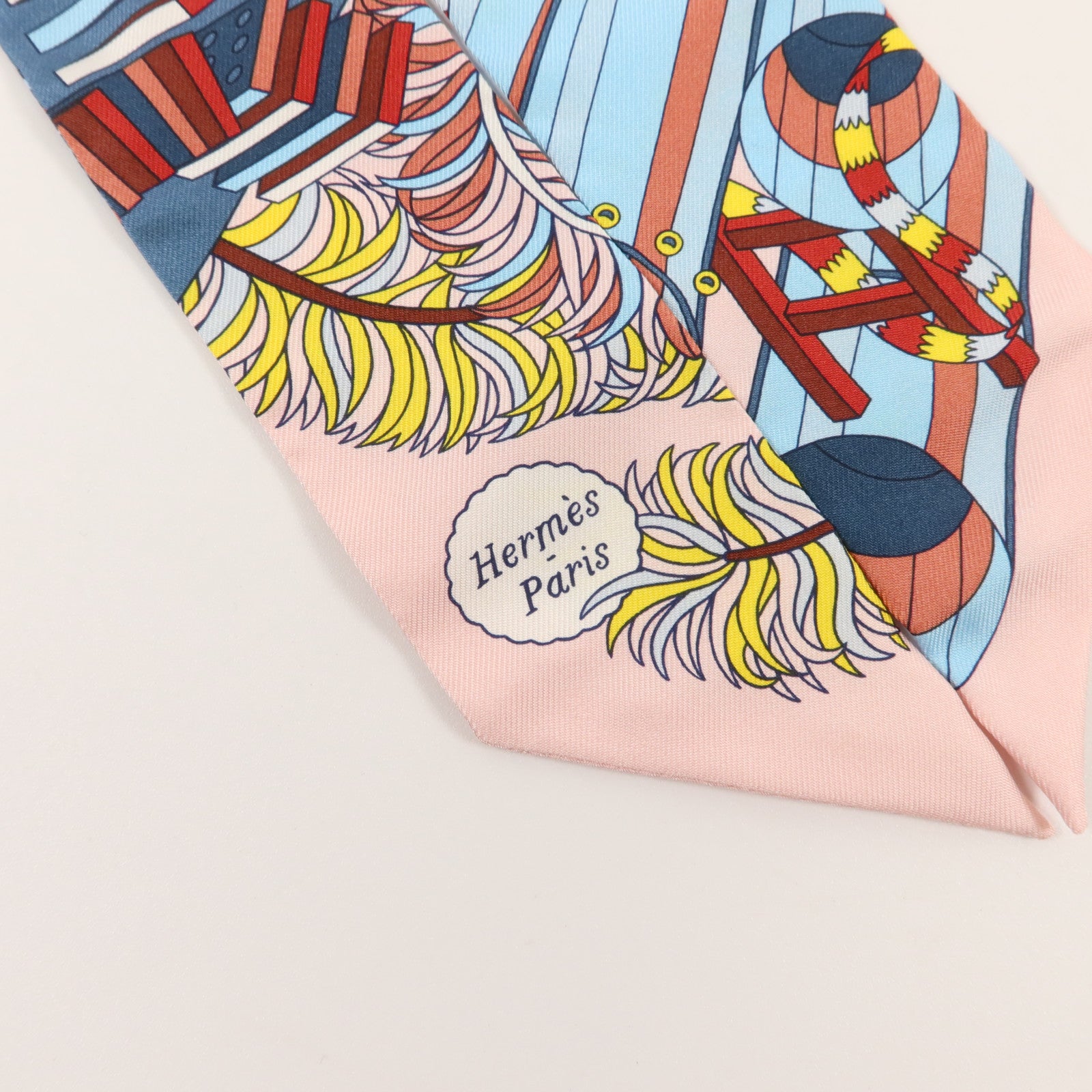 HERMES 絲質Twilly絲巾