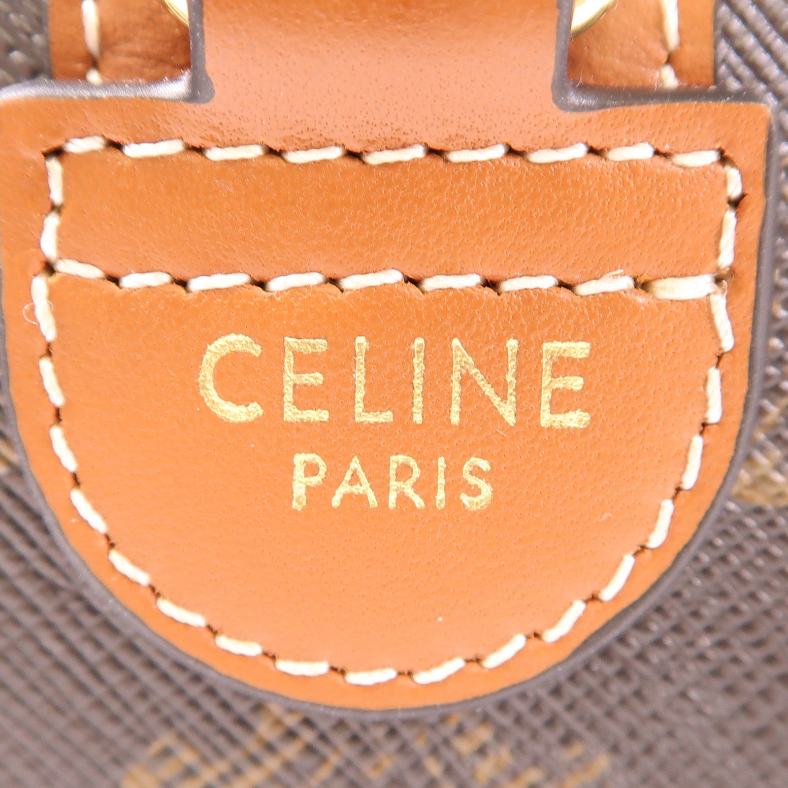 CELINE 塗層帆布2 Way Bag金扣手挽肩背兩用袋