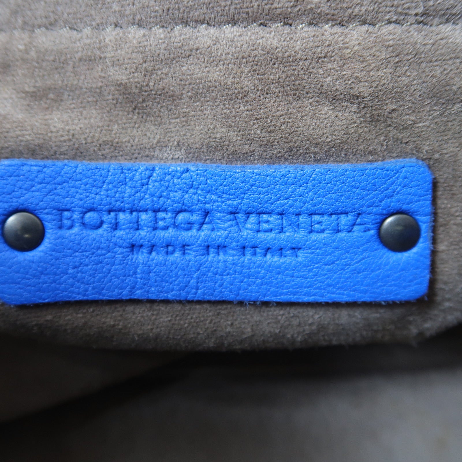 BOTTEGA VENETA 牛皮皮革Intrecciato Tote手挽袋藍色