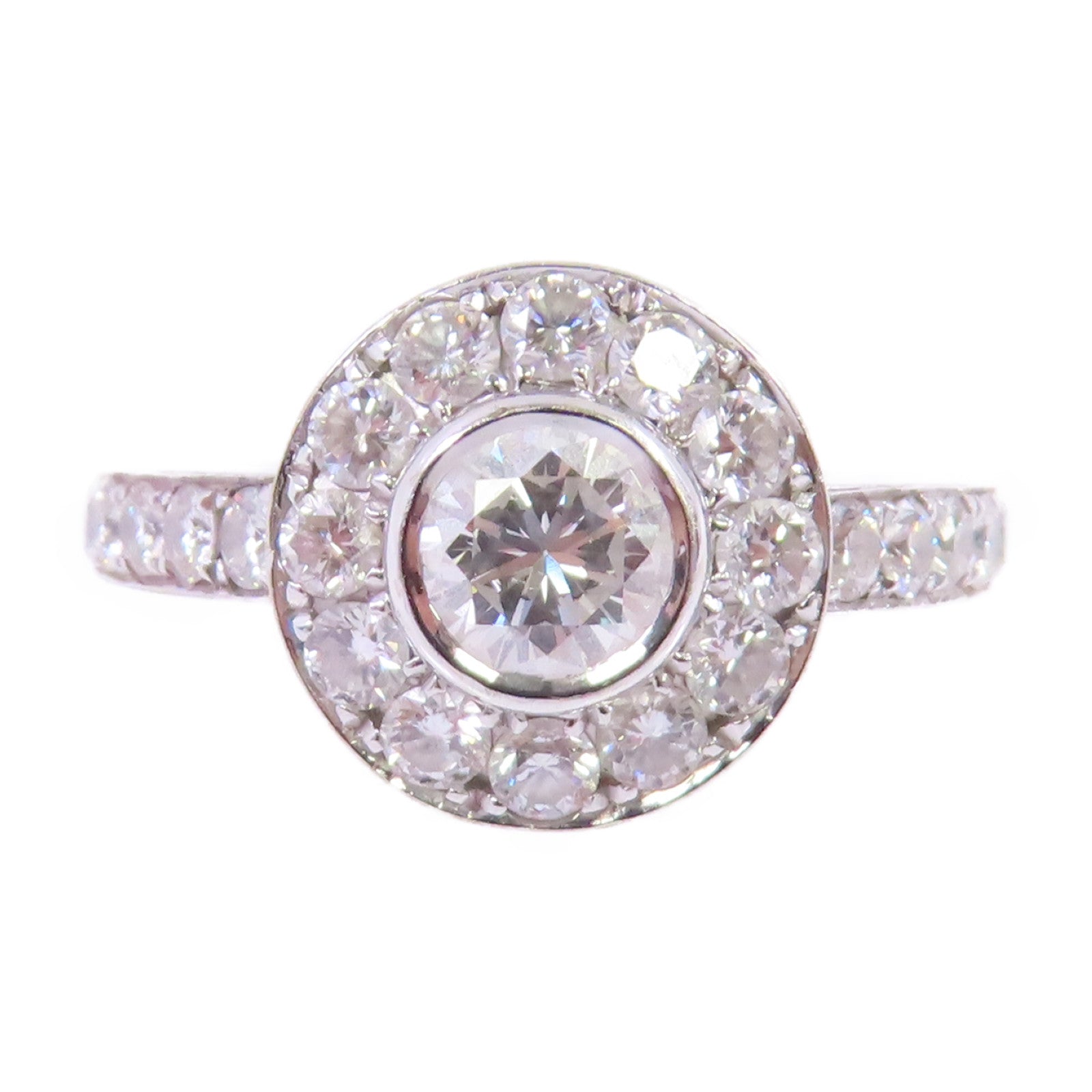 JEWELRY 【激減優惠】18K白金/鑽石Diamond Ring戒指US#6