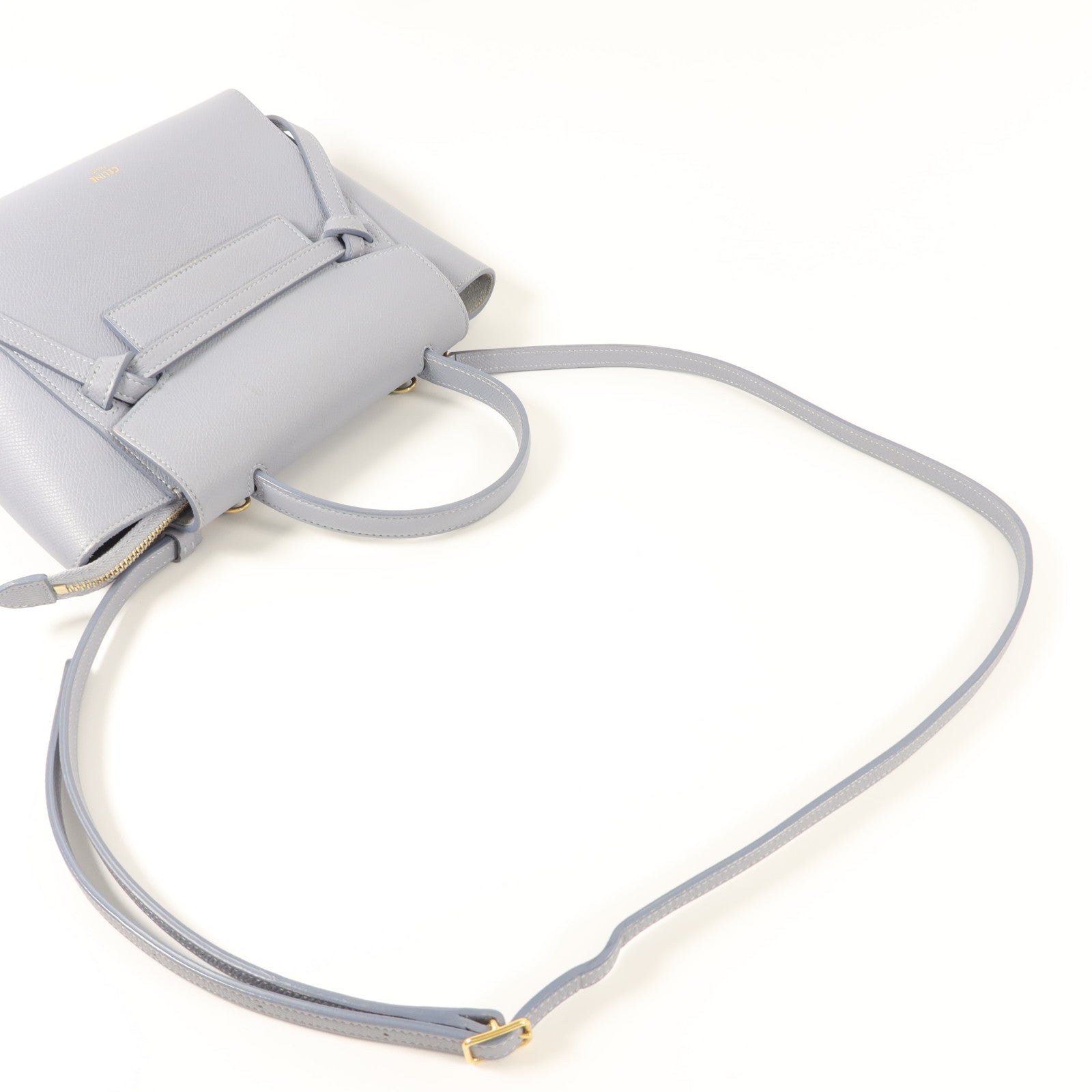 CELINE 牛皮皮革Nano Belt手挽肩背兩用袋
