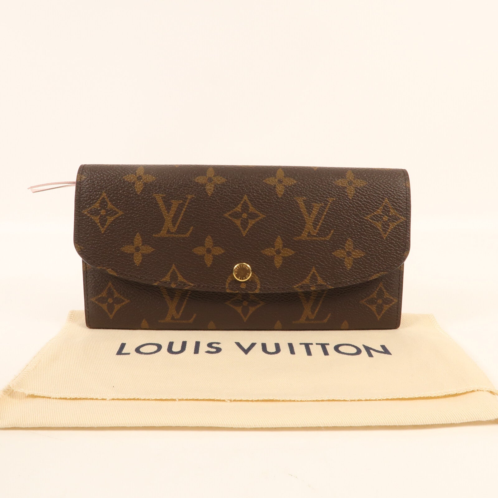 LOUIS VUITTON Monogram Emilie Wallet金扣長錢包