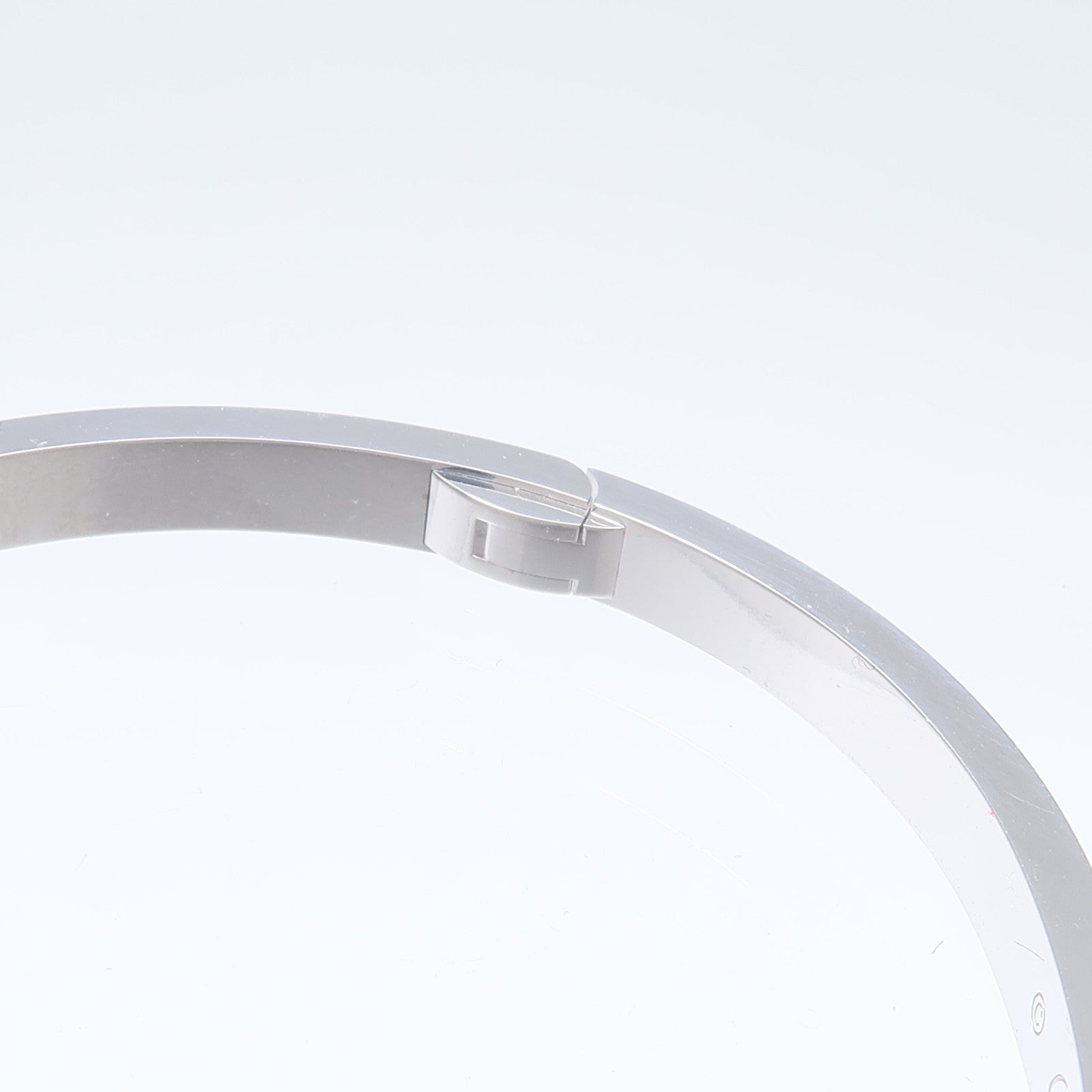 CARTIER 18K白金Love Bracelet Small Model Full Diamonds鑽石手鐲