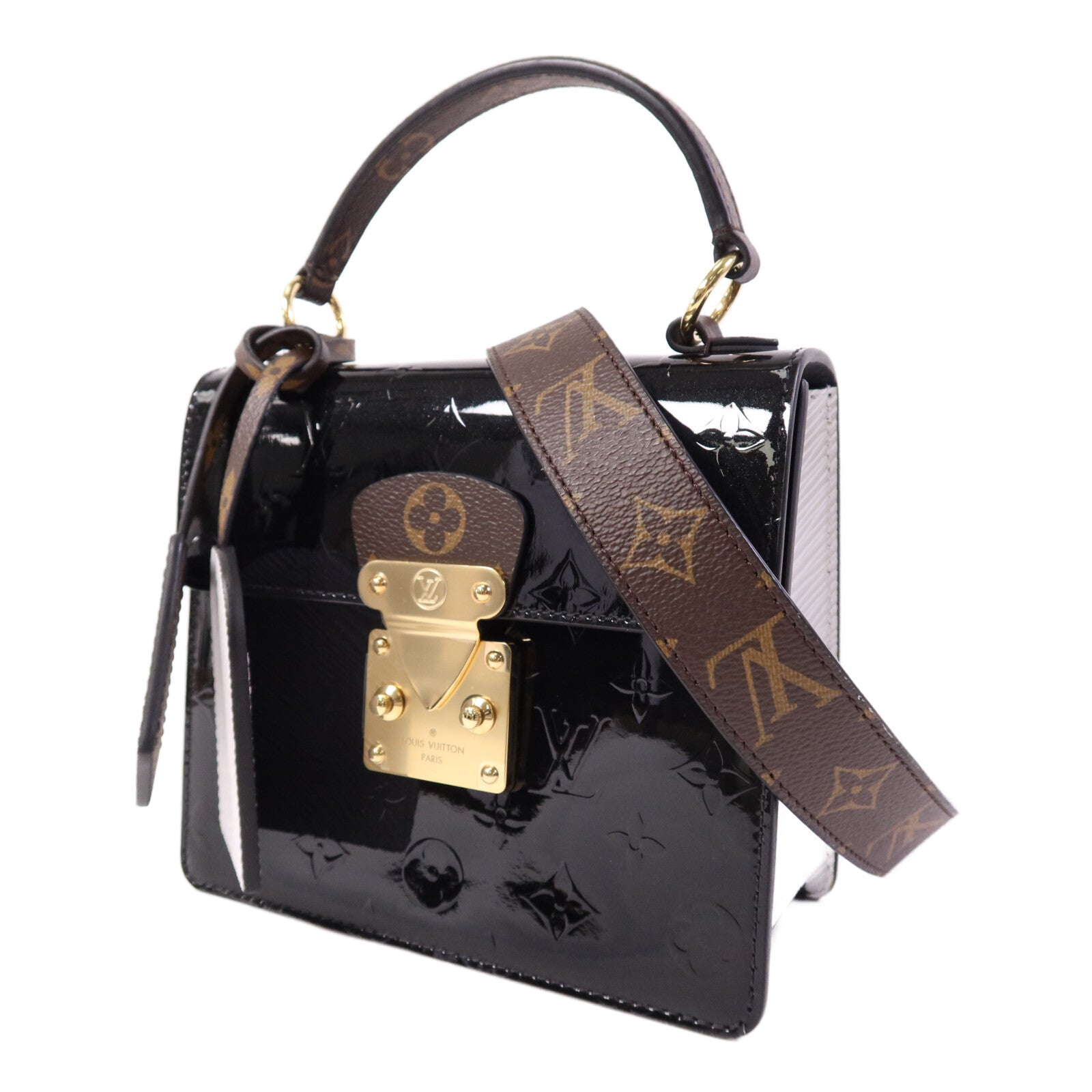 LOUIS VUITTON 【激減優惠】Monogram/Epi/Vernis Spring Street金扣手挽肩背兩用袋