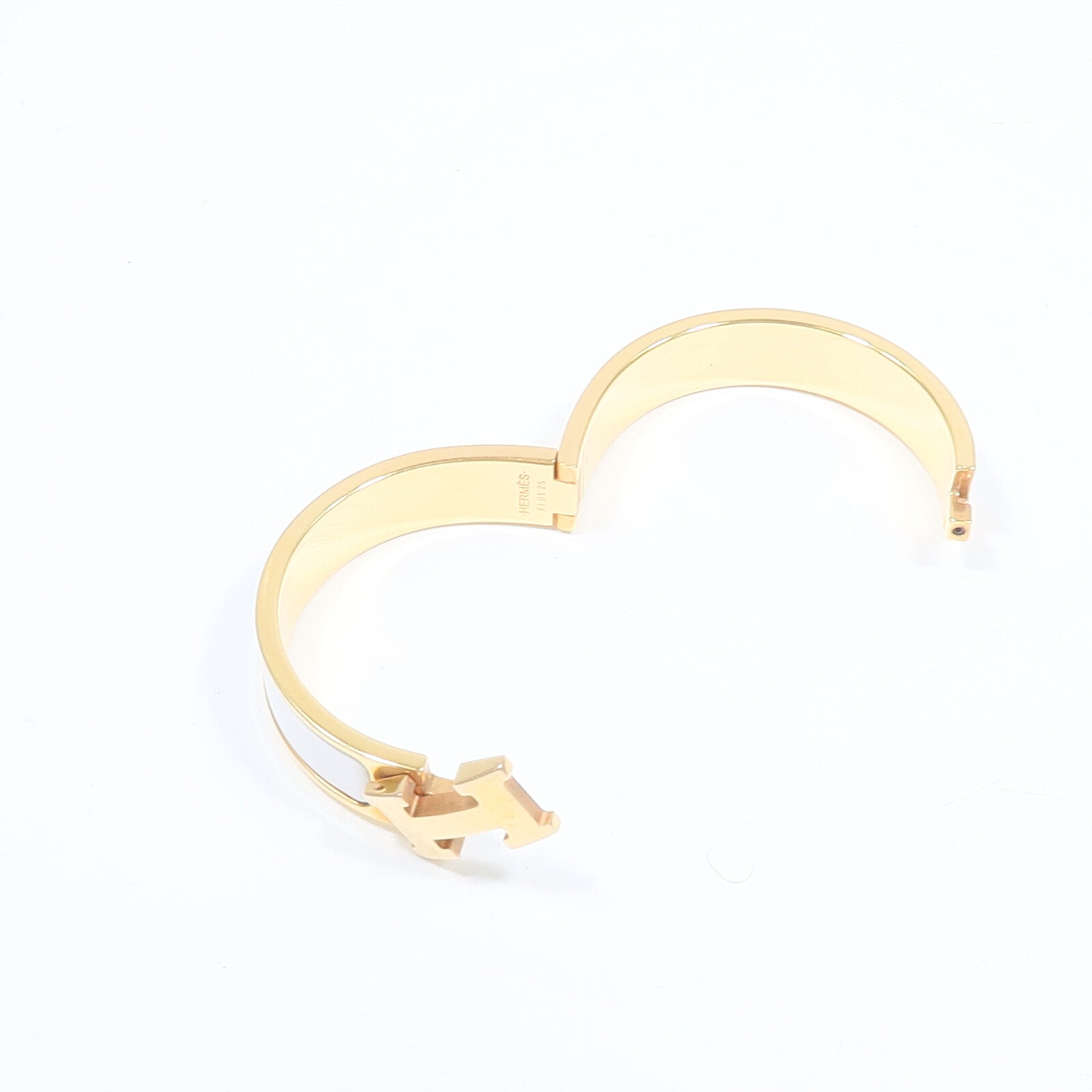 HERMES 琺瑯/金屬Clic H Bracelet手鐲