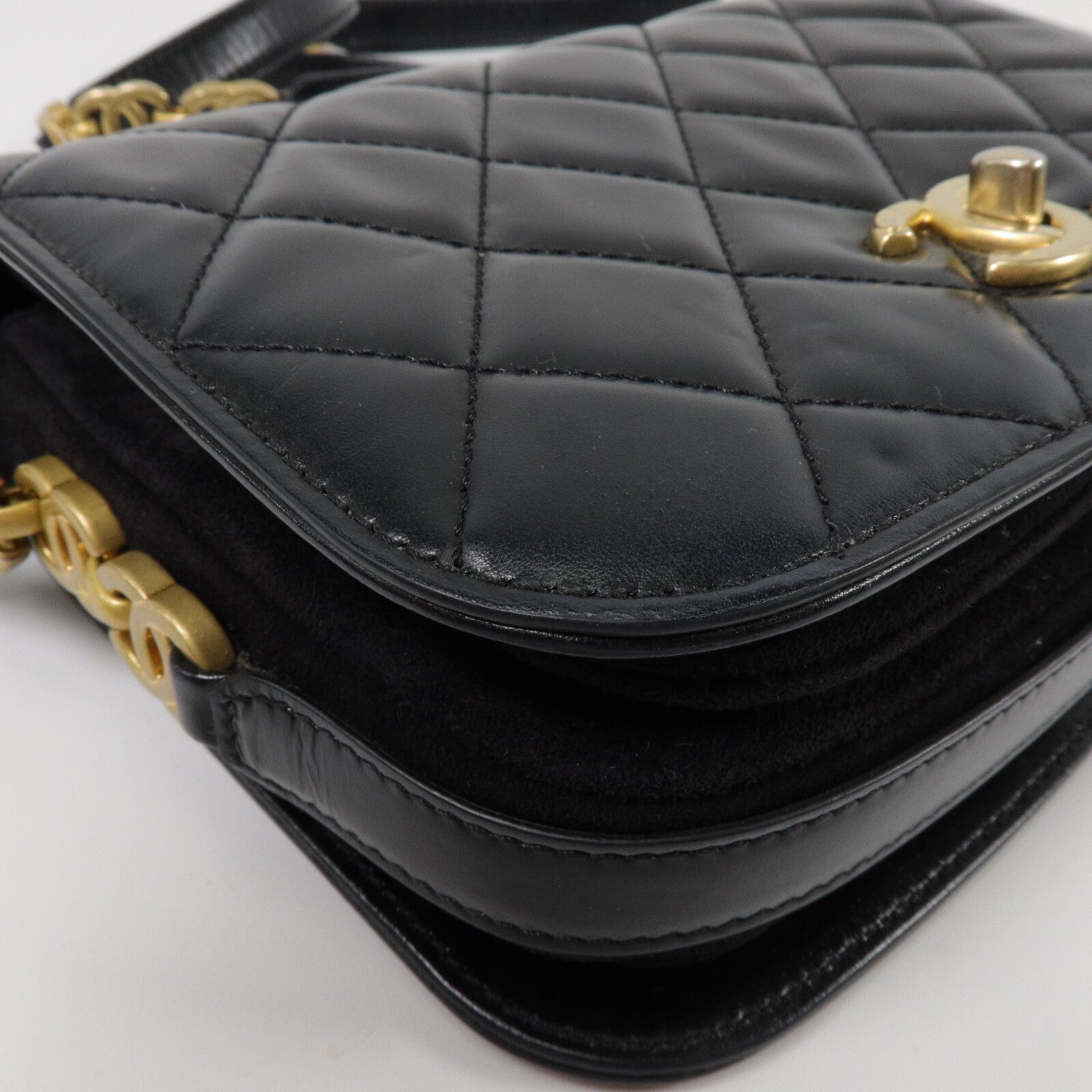 CHANEL 牛皮皮革Mini Messenger Bag