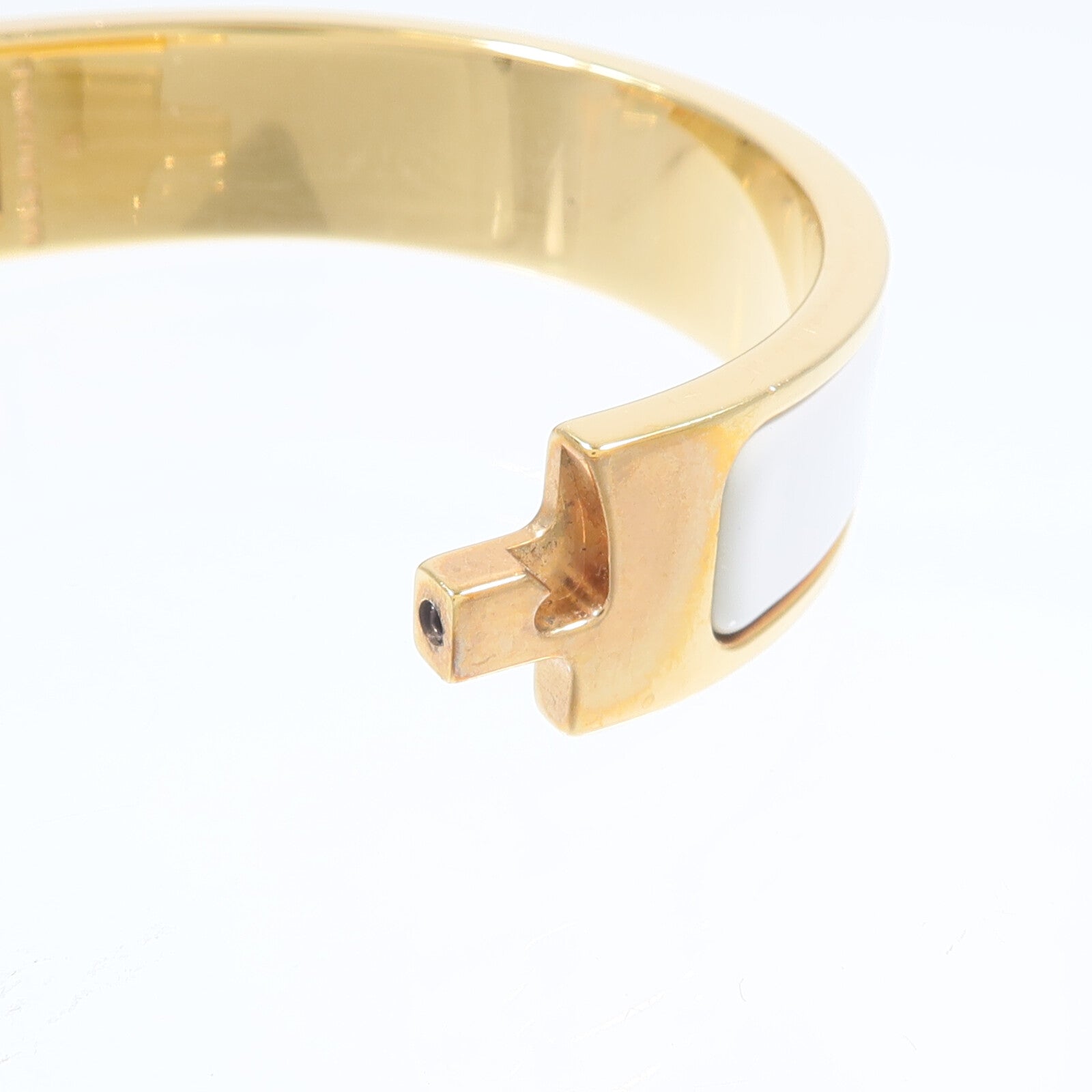 HERMES 琺瑯/金屬Clic H Bracelet手鐲