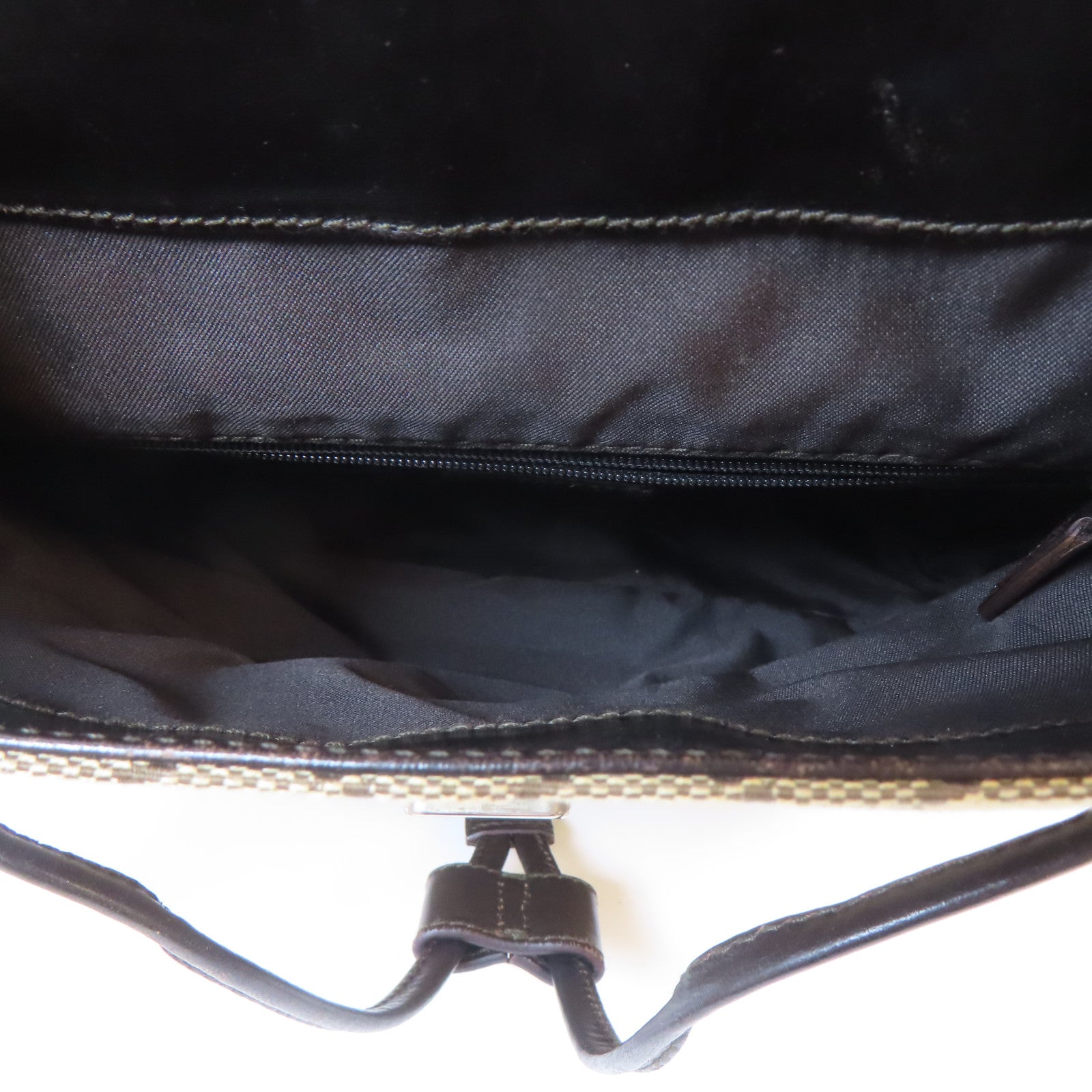 GUCCI 帆布GG Supreme BackPack銀扣背包啡色