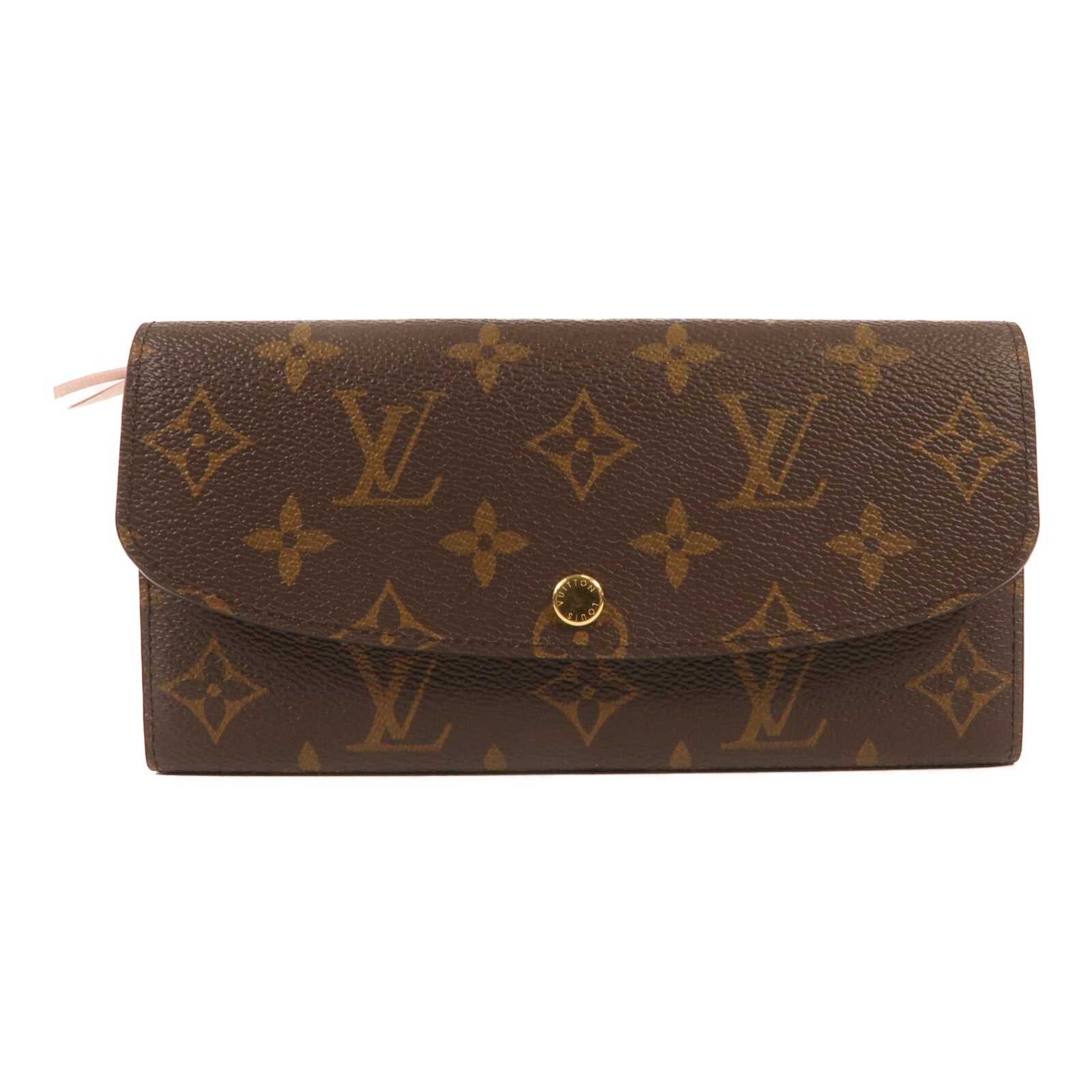 LOUIS VUITTON Monogram Emilie Wallet金扣長錢包