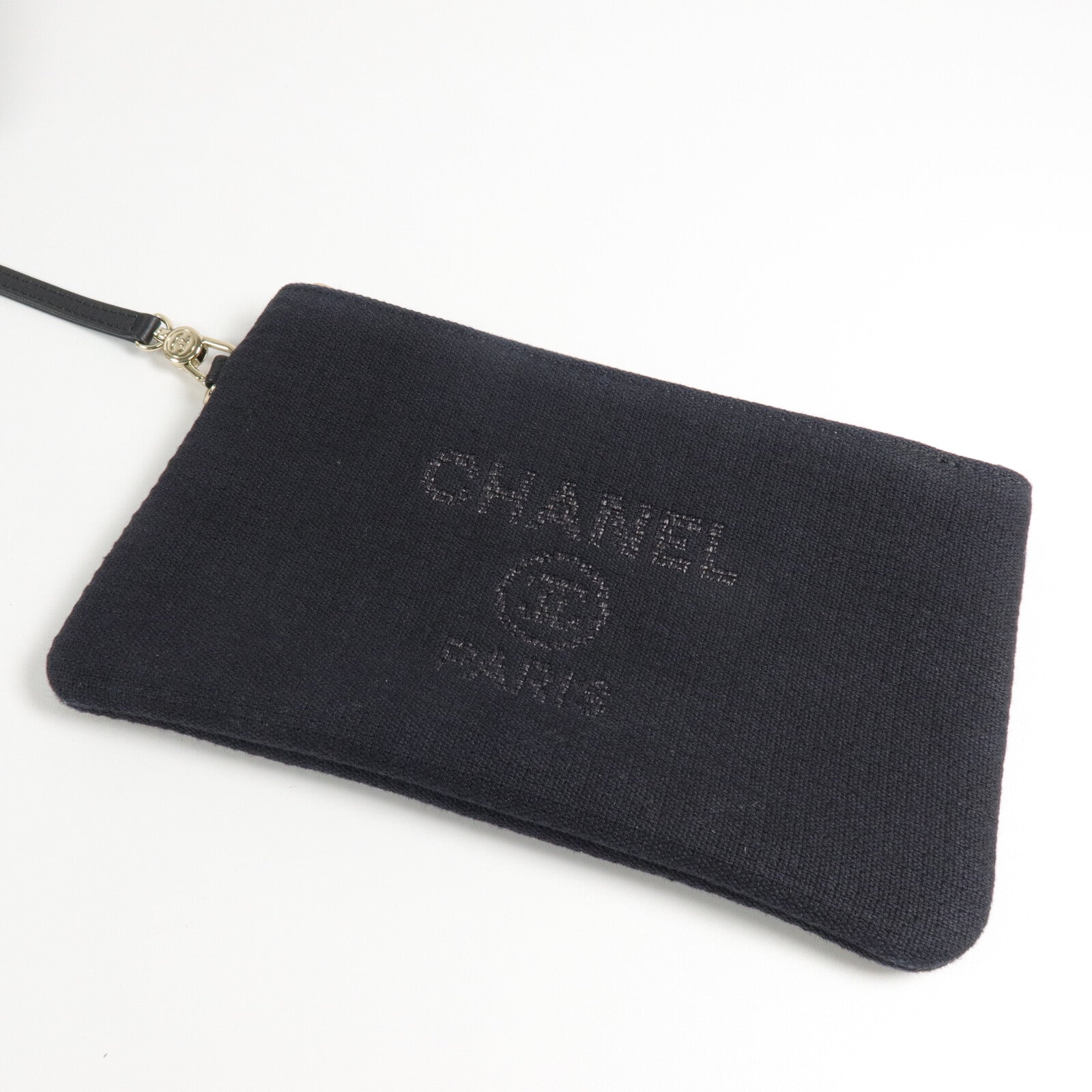 CHANEL 帆布Deauville Tote手挽肩背兩用袋