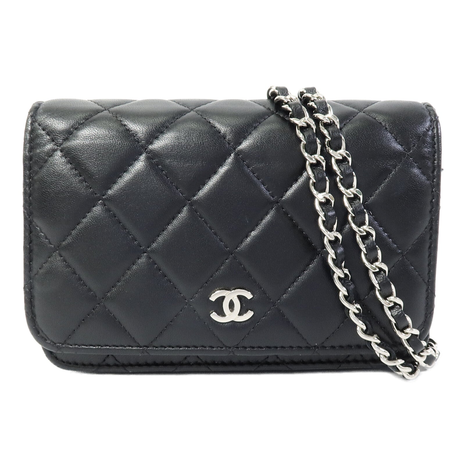 CHANEL 羊皮皮革Chain Shoulder Bag鏈帶肩背袋
