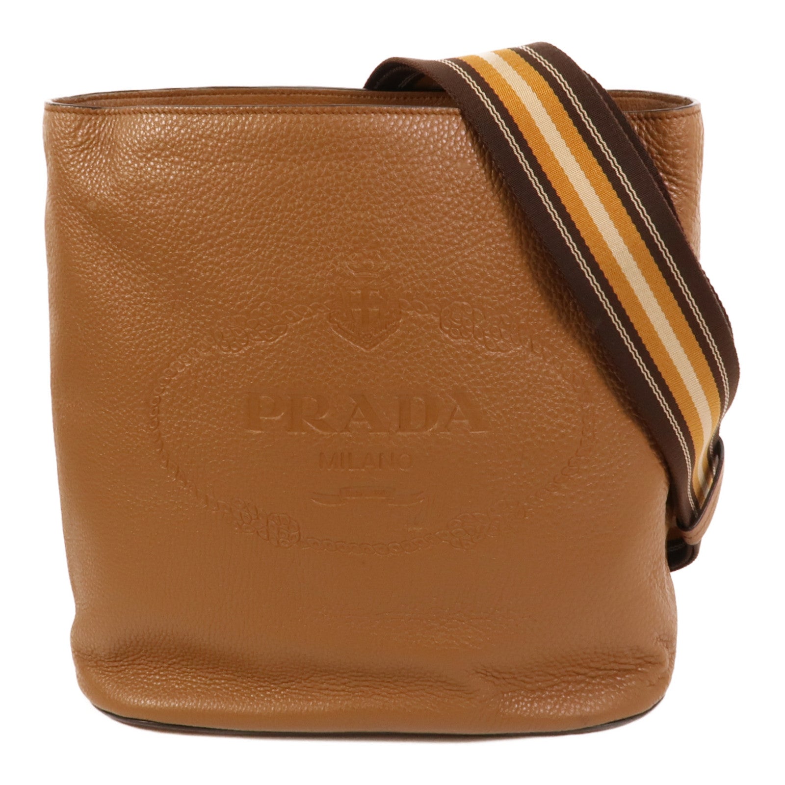 PRADA 牛皮皮革Vitello Phenix肩背袋