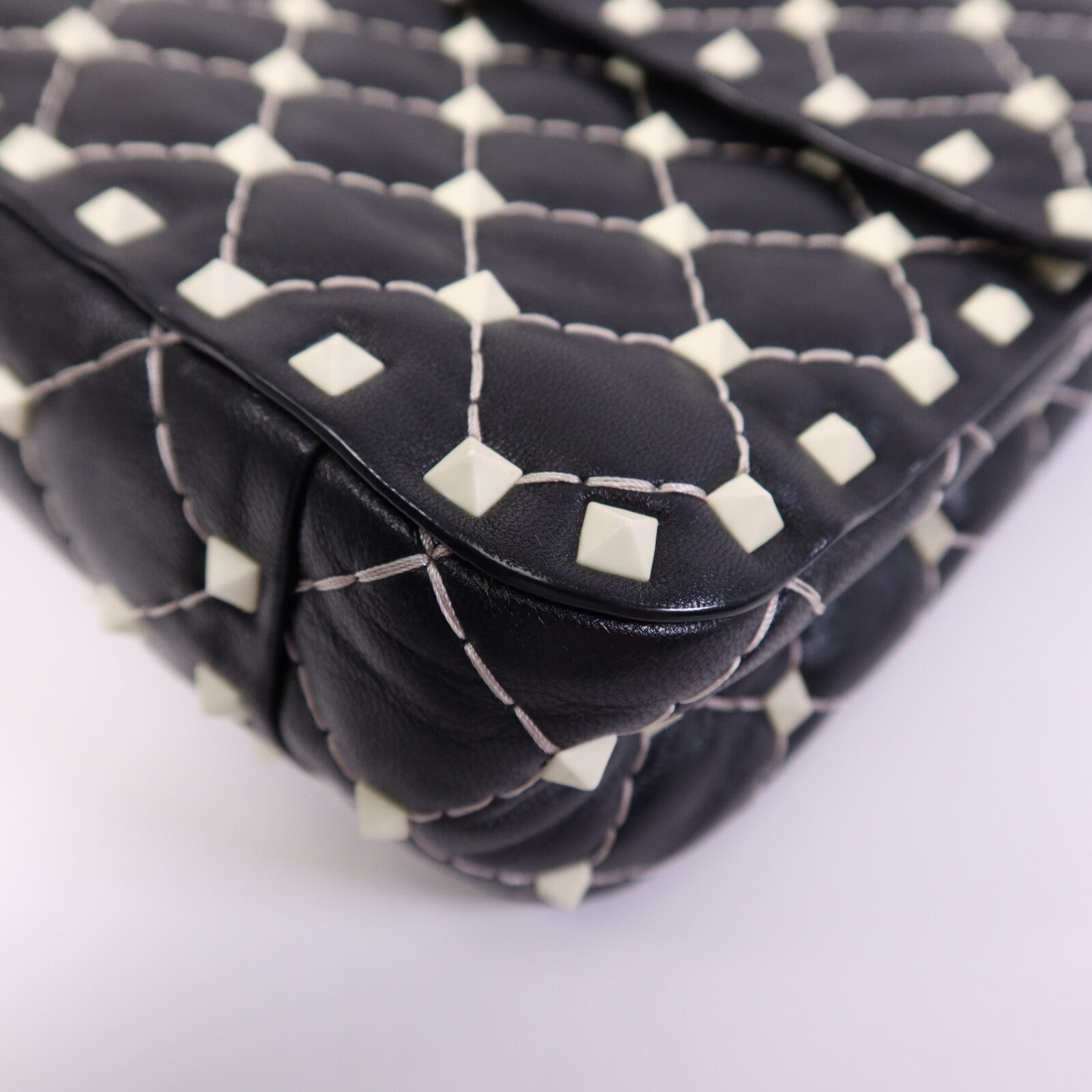 Valentino 皮革2 Way Shoulder Bag鏈帶手挽肩背兩用袋