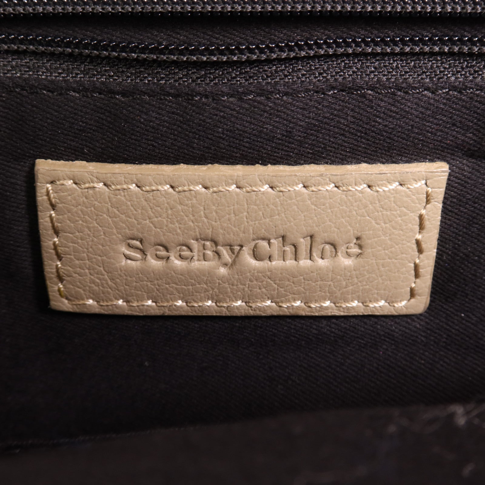 SEE BY CHLOE 牛皮皮革Shoulder Bag金扣手挽肩背兩用袋