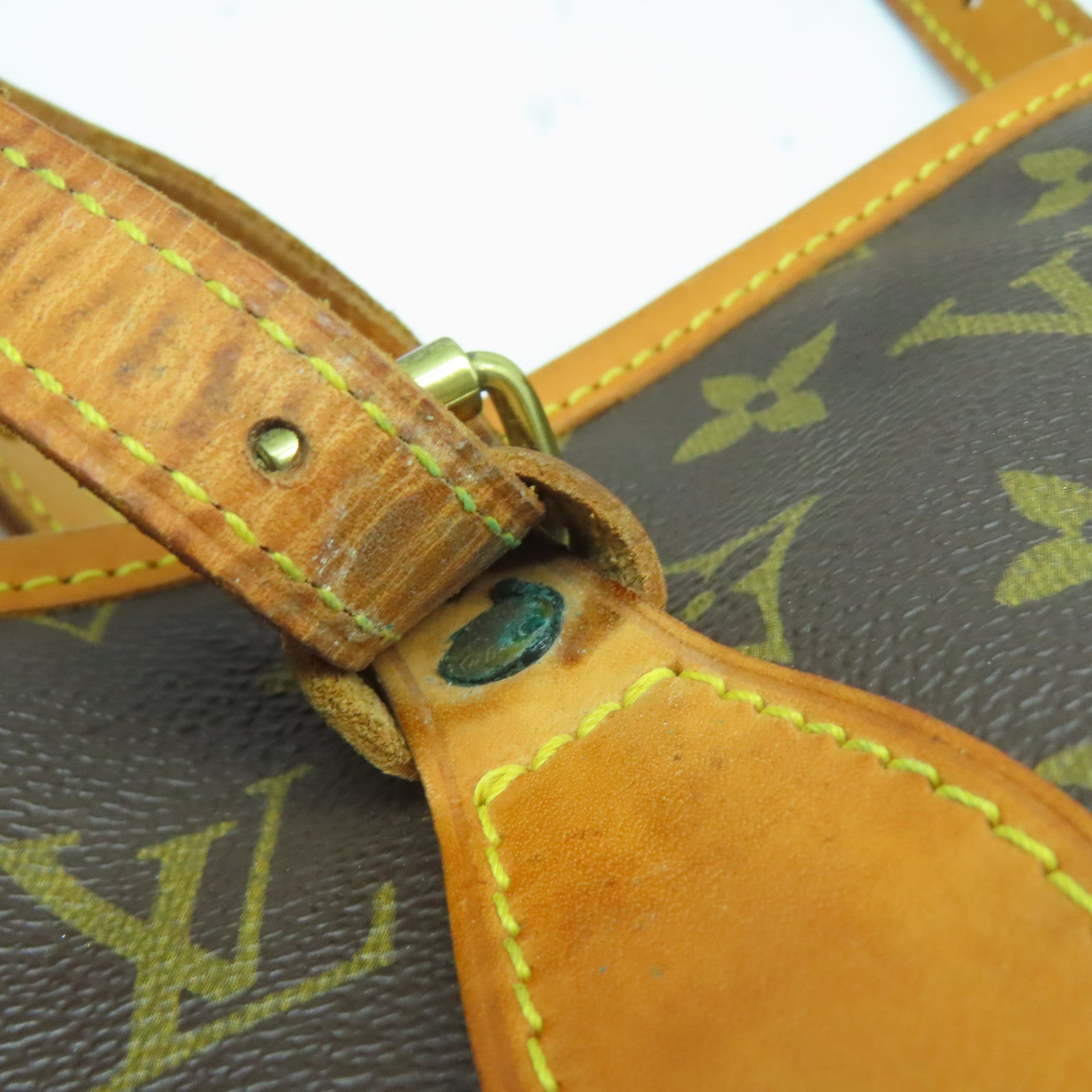 LOUIS VUITTON Monogram Bucket PM金扣肩背袋啡色
