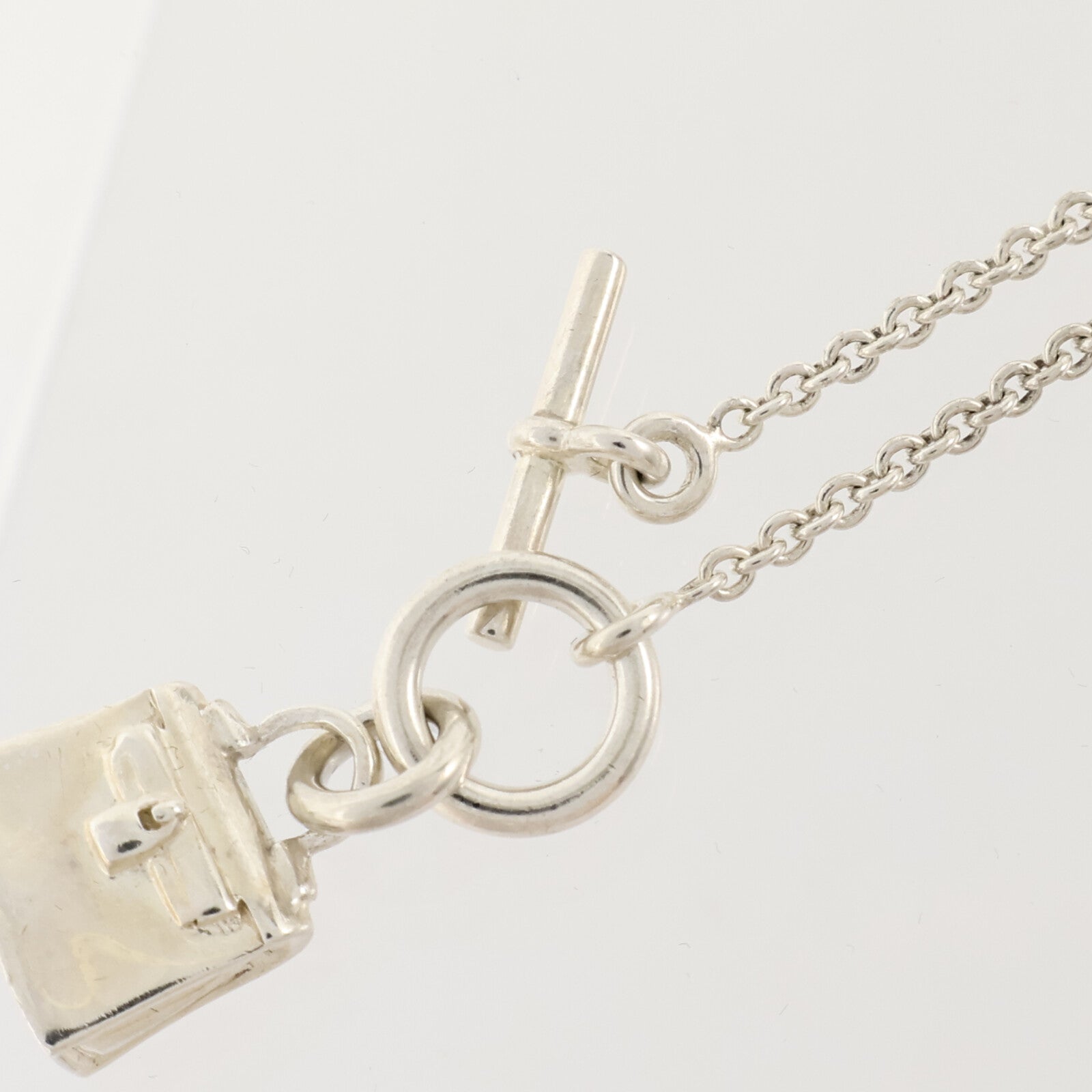 HERMES 925純銀Amulettes Birkin Pendant Necklace項鏈
