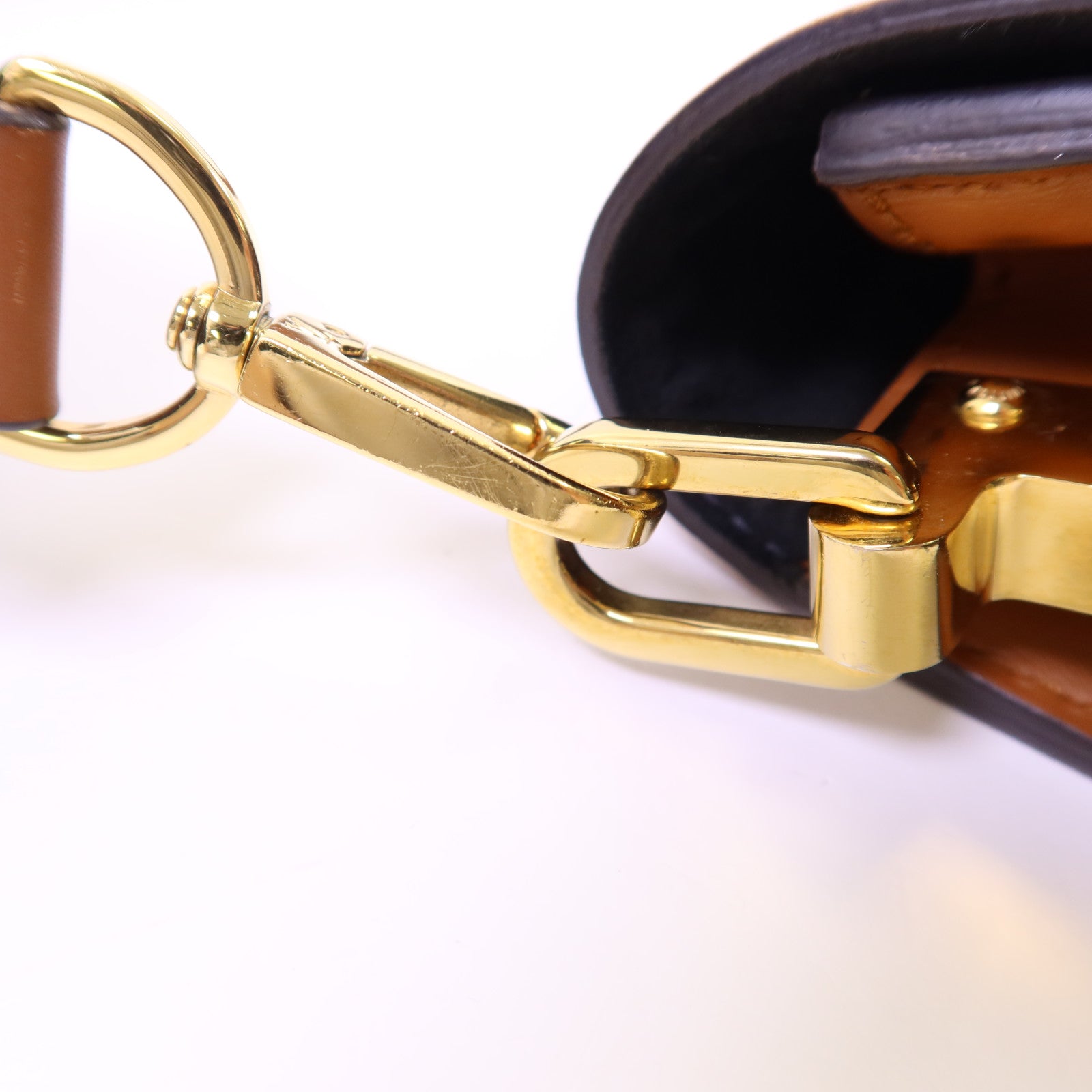 LOUIS VUITTON 【激減優惠】Monogram Reverse Mini Dauphine金扣肩背袋