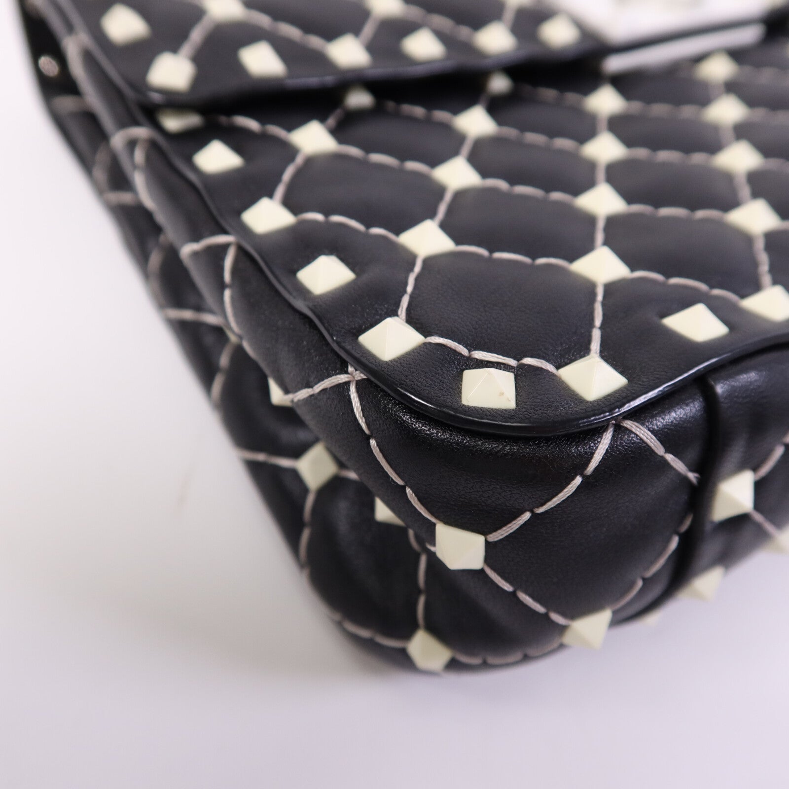 Valentino 皮革2 Way Shoulder Bag鏈帶手挽肩背兩用袋