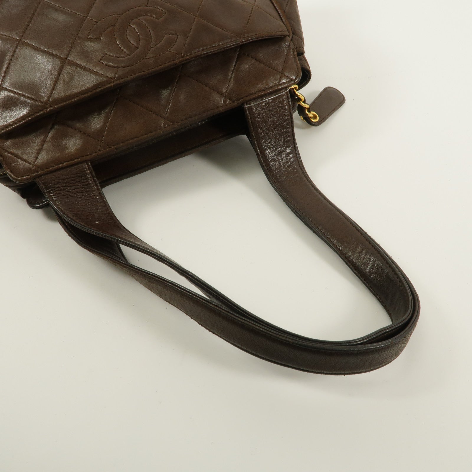 CHANEL 羊皮皮革Vintage Hand Bag手挽袋