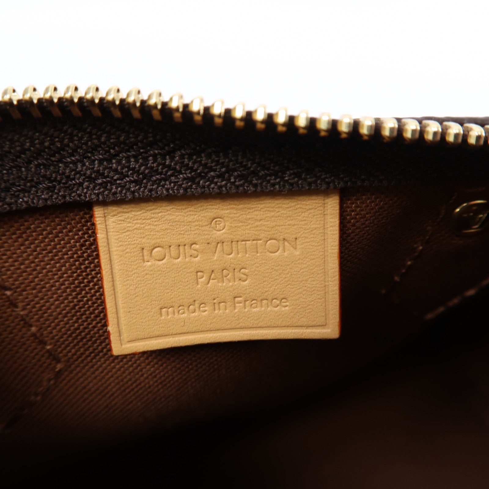 LOUIS VUITTON Monogram Nano Speedy金扣手挽肩背兩用袋啡色