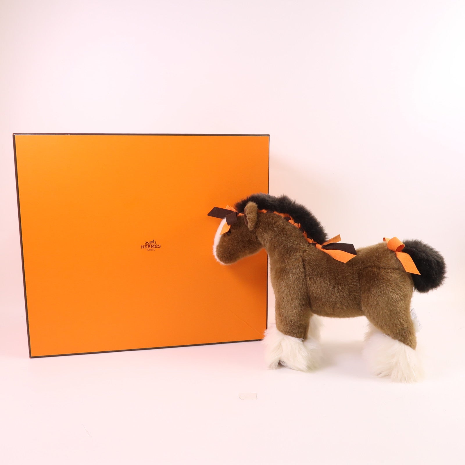 HERMES 【激減優惠】Acrylic Polyester Hermy Horse Plush玩偶