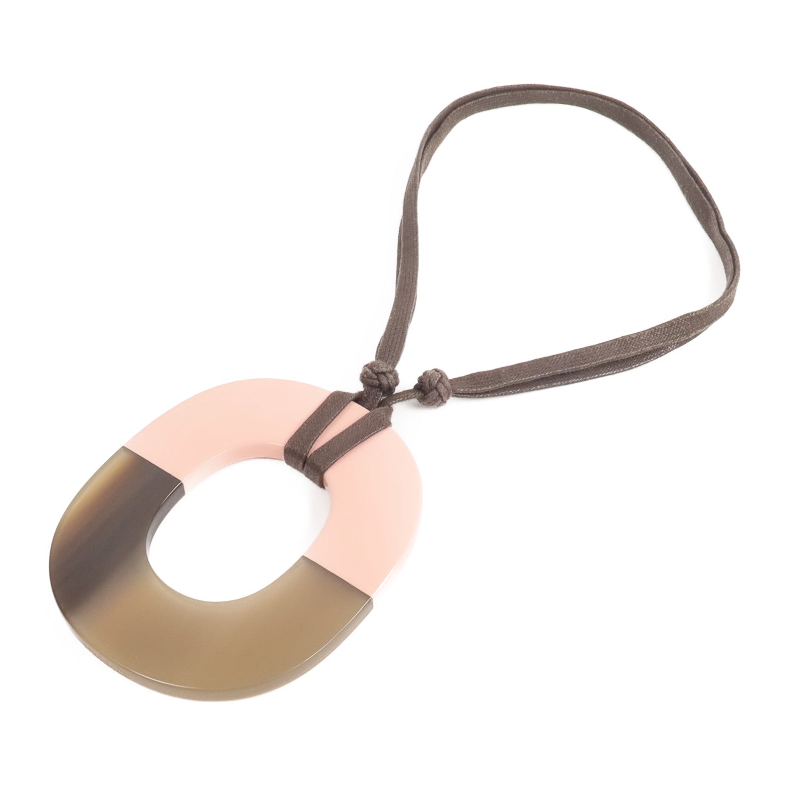 HERMES 【激減優惠】水牛角Isthme Necklace項鍊