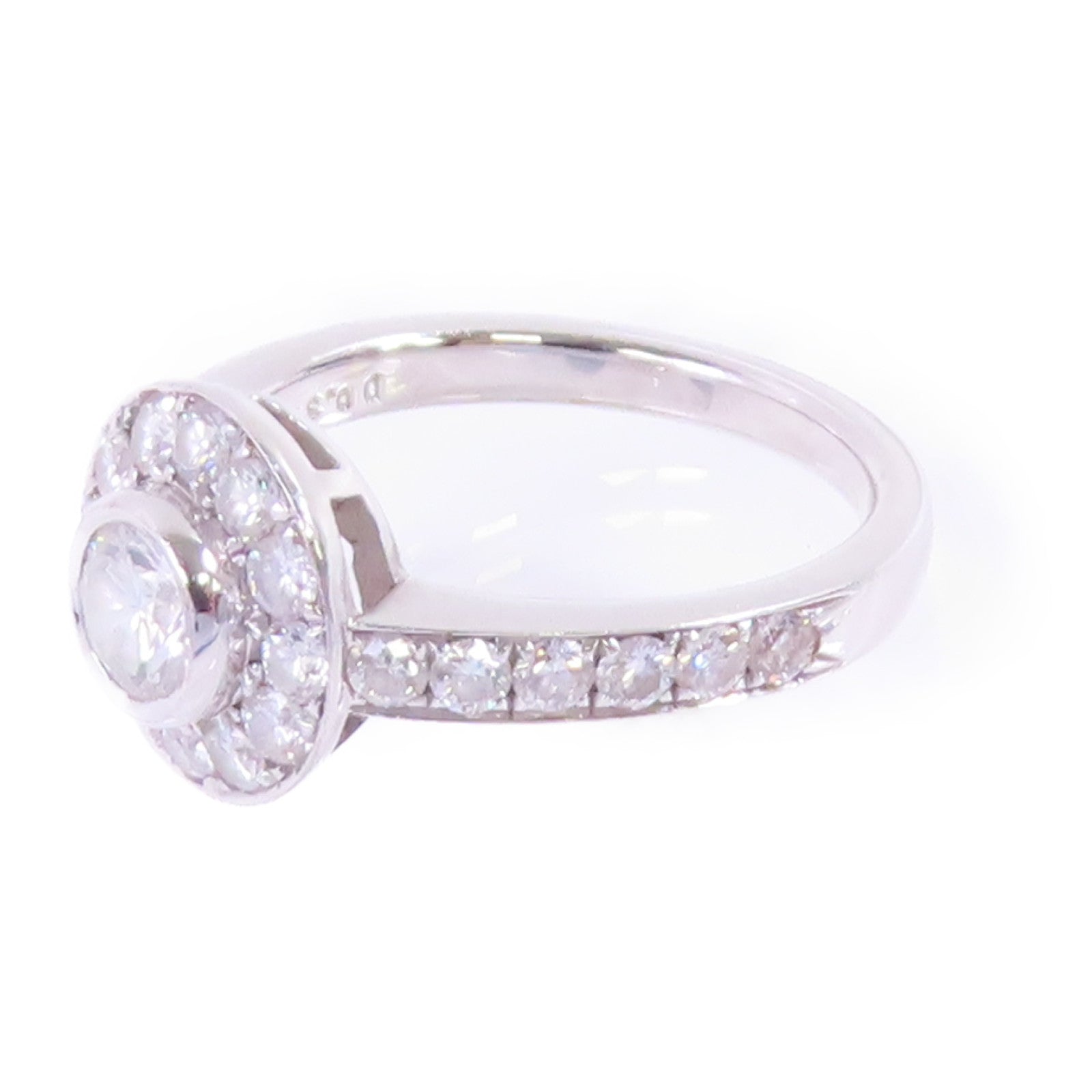 JEWELRY 18K白金/鑽石Diamond Ring戒指US#6