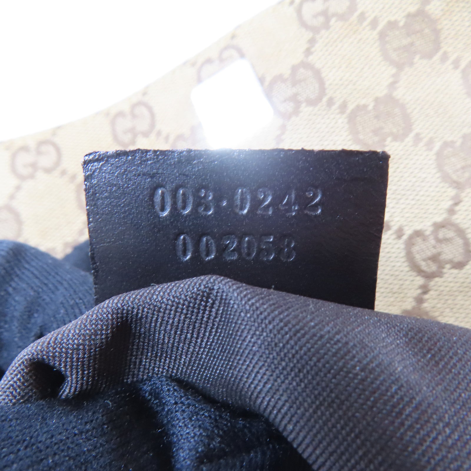 GUCCI 帆布GG Supreme BackPack銀扣背包啡色