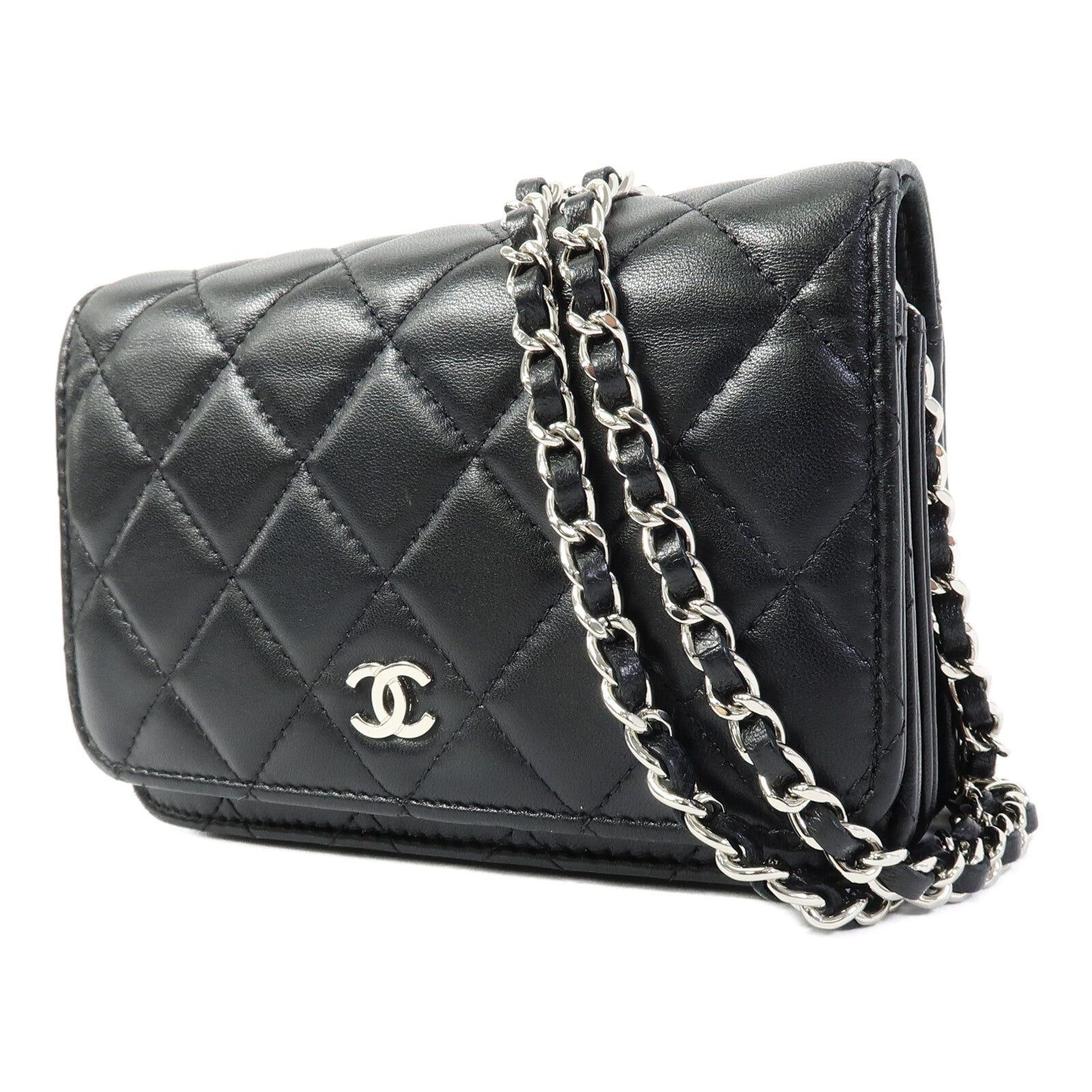 CHANEL 羊皮皮革Chain Shoulder Bag鏈帶肩背袋