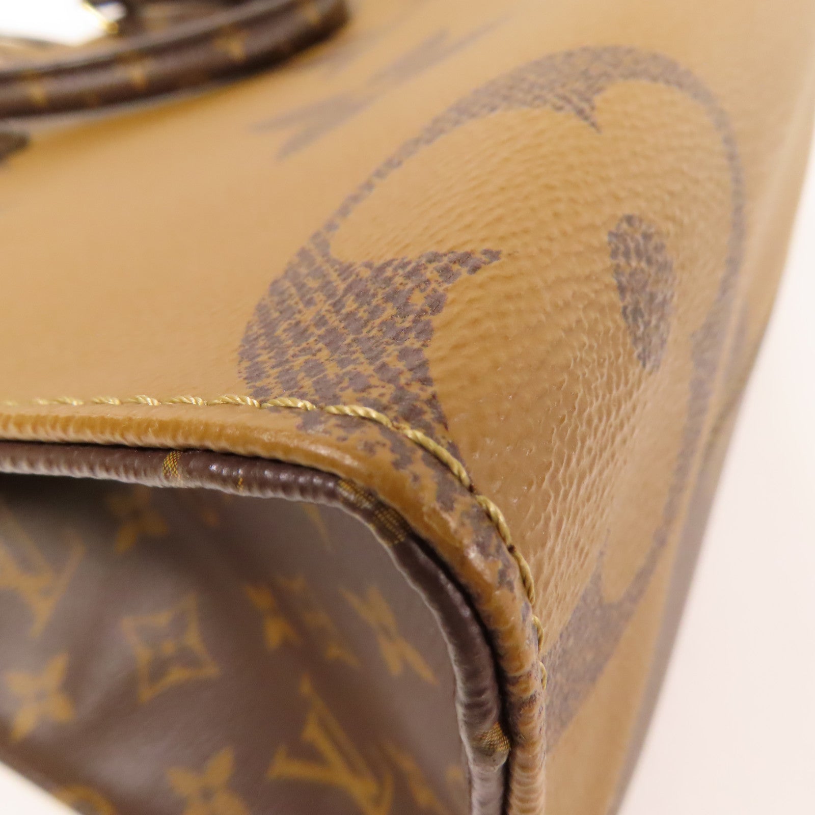 LOUIS VUITTON LV GHW On The Go MM 2 Way Bag M45321 Monogram Giant Brown