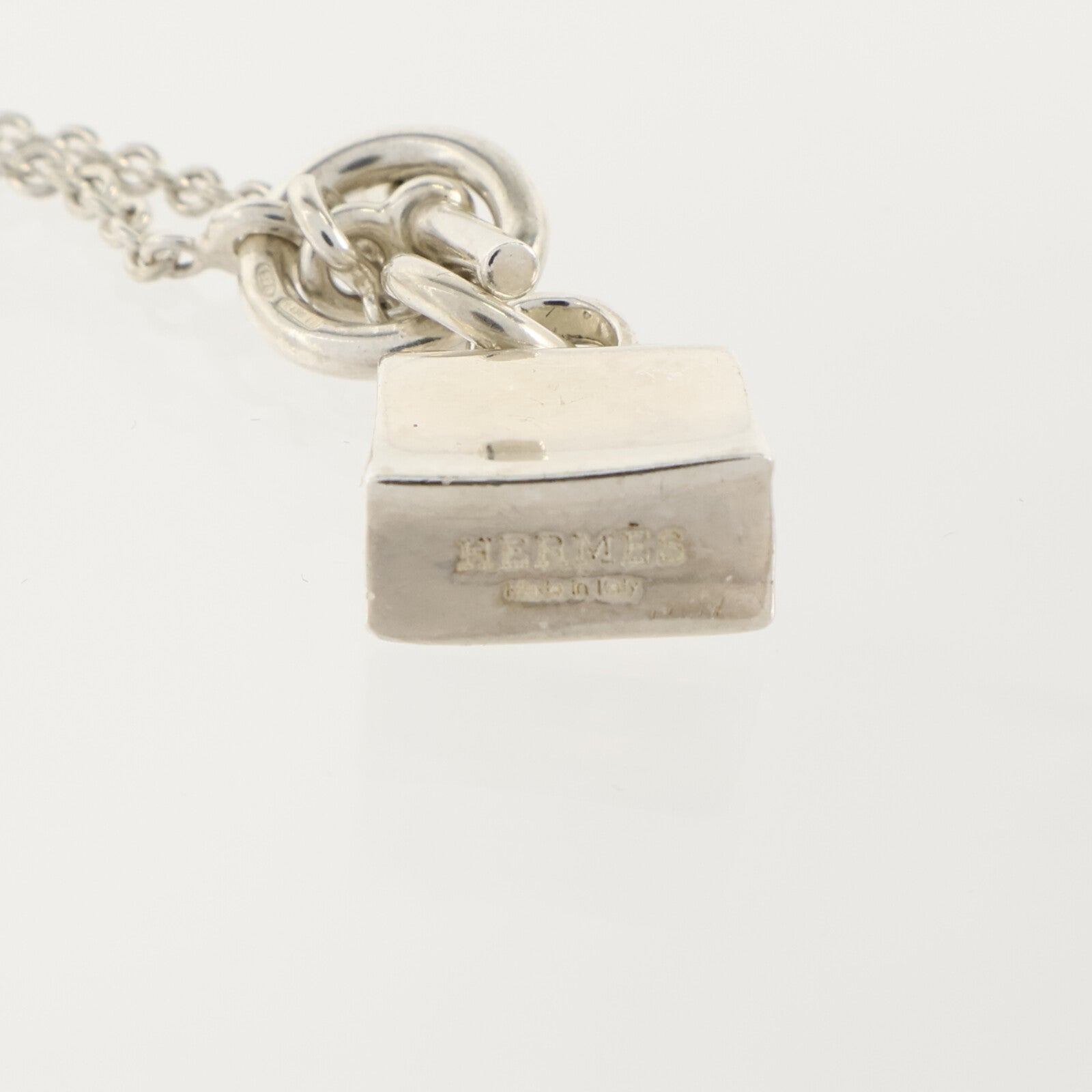 HERMES 925純銀Amulettes Birkin Pendant Necklace項鏈