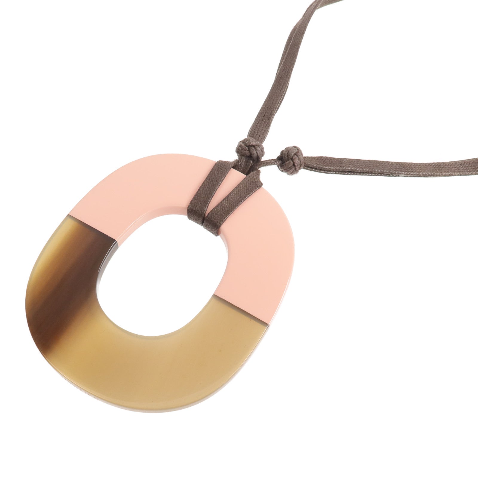 HERMES 【激減優惠】水牛角Isthme Necklace項鍊