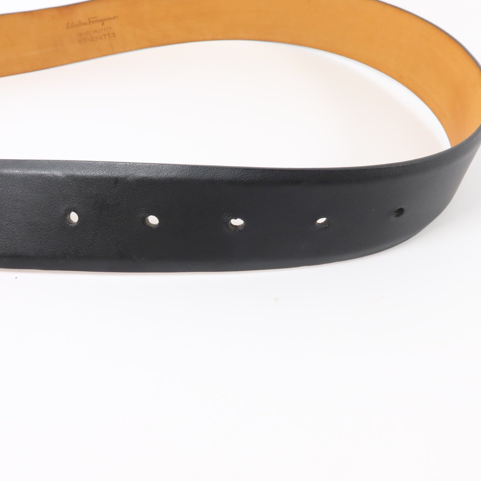 Salvatore Ferragamo 牛皮皮革Gancini Torchon Reversible Belt皮帶