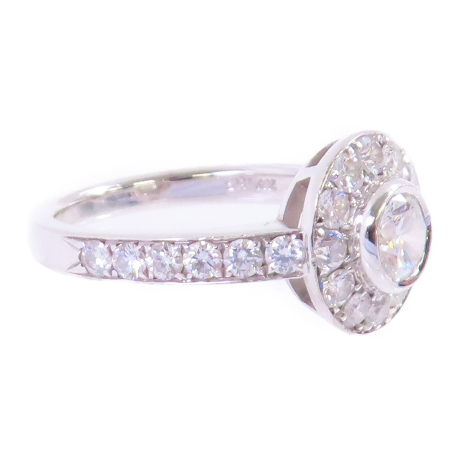 JEWELRY 18K白金/鑽石Diamond Ring戒指US#6