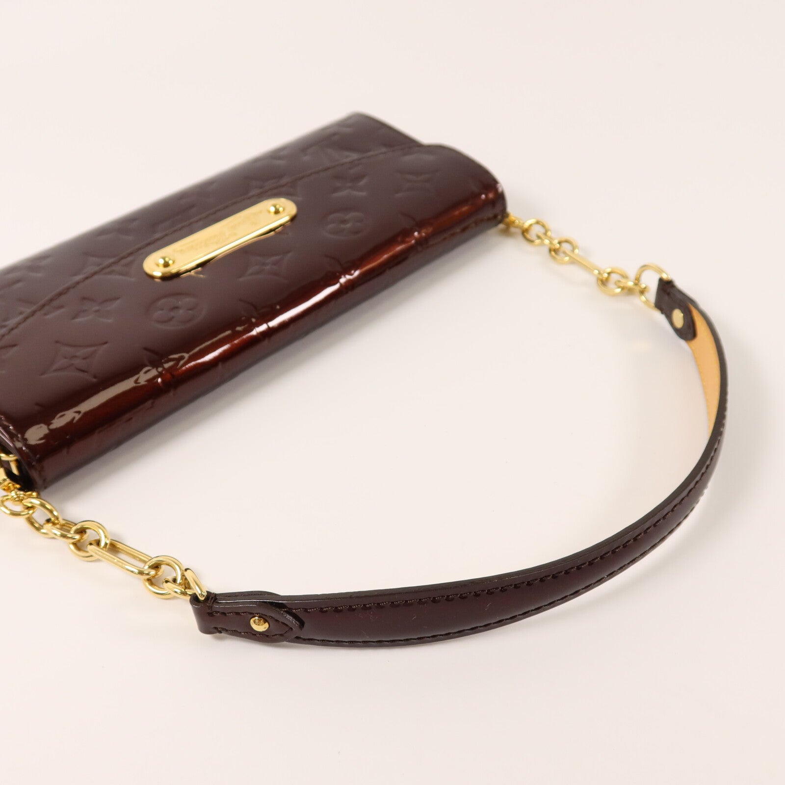 LOUIS VUITTON Monogram Vernis Sunset Boulvevard鏈帶肩背袋