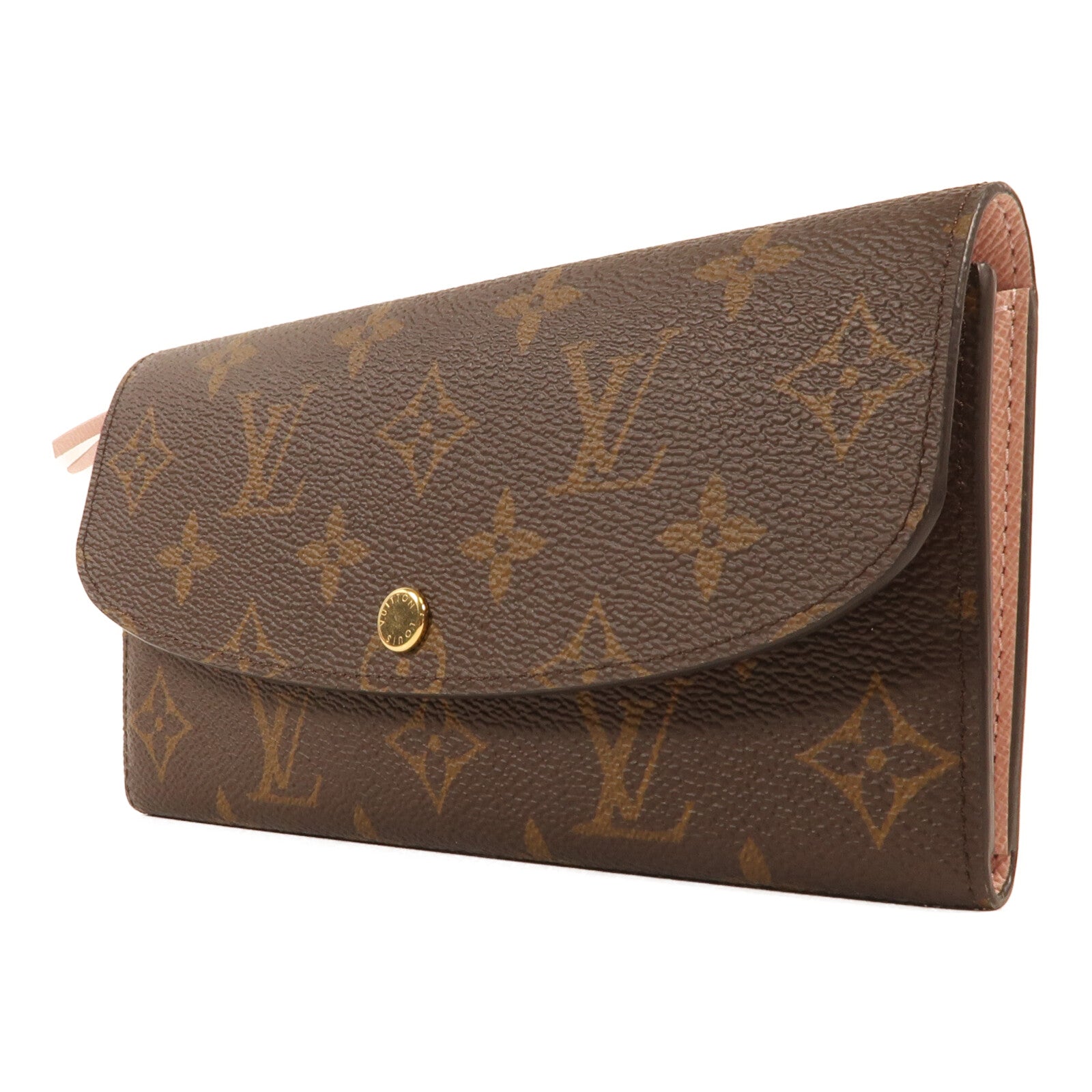 LOUIS VUITTON Monogram Emilie Wallet金扣長錢包