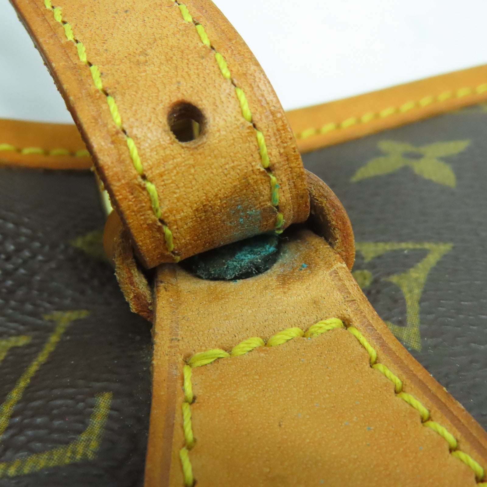 LOUIS VUITTON Monogram Bucket PM金扣肩背袋啡色