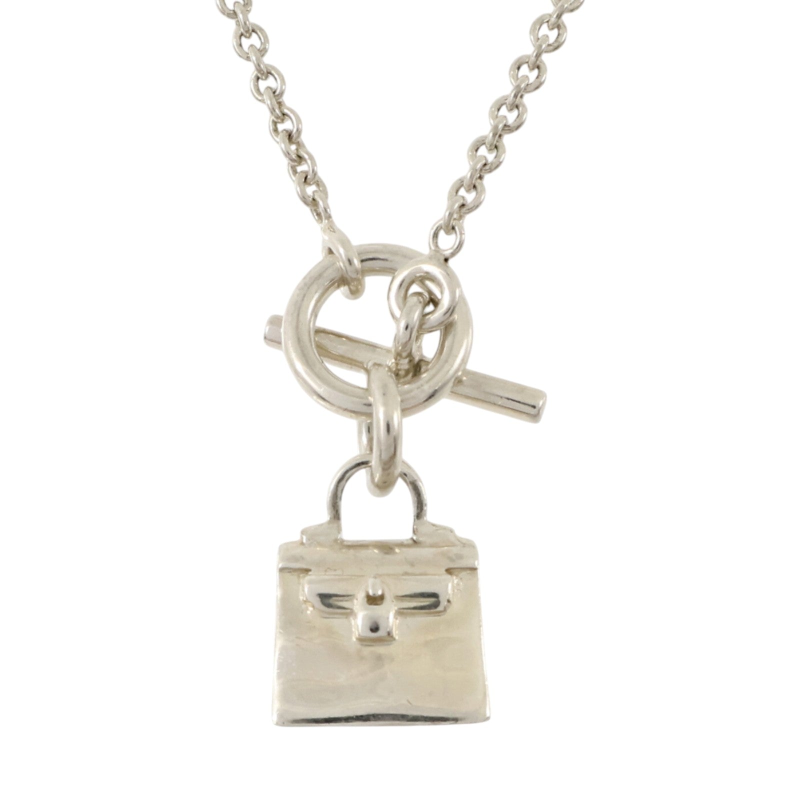 HERMES 925純銀Amulettes Birkin Pendant Necklace項鏈