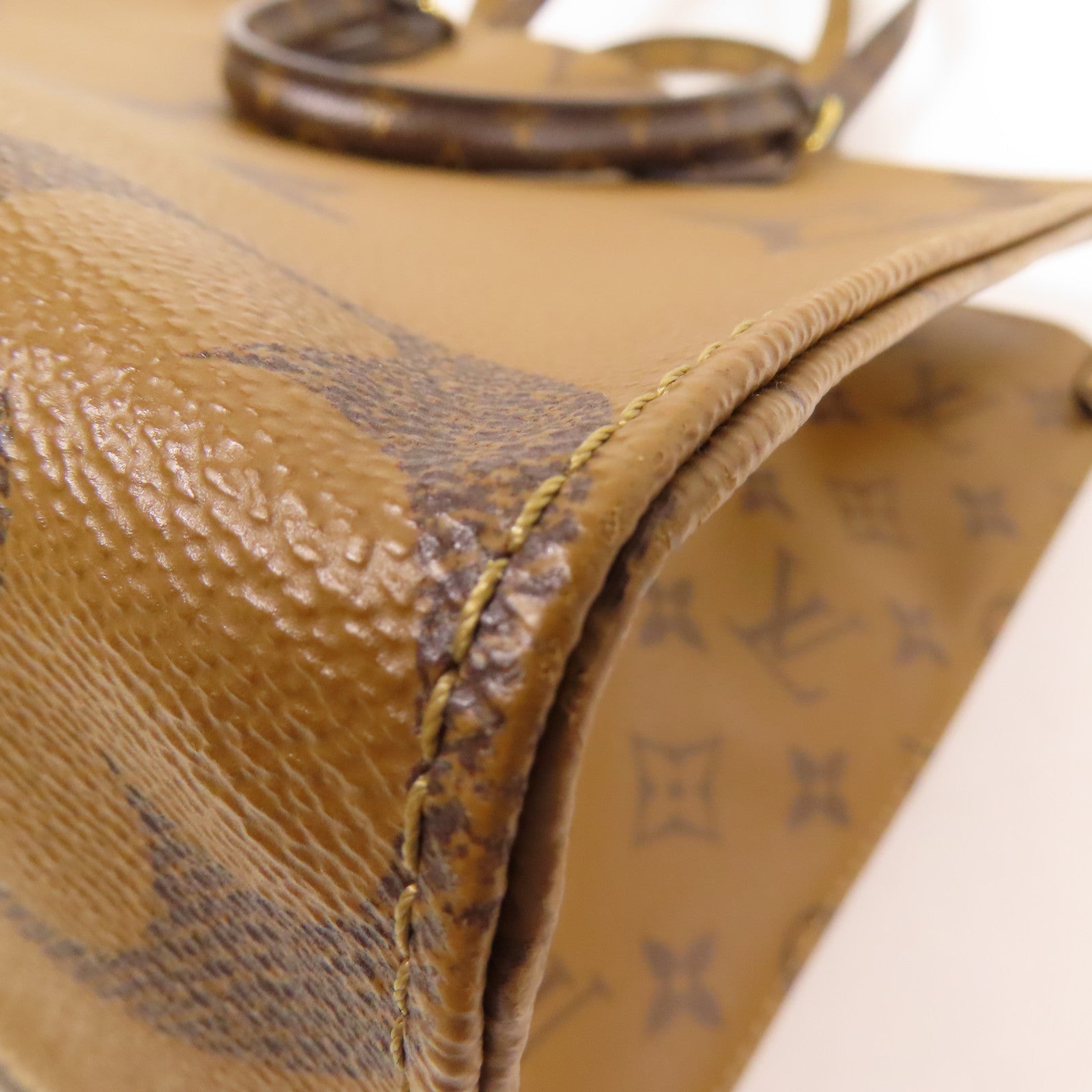 LOUIS VUITTON LV GHW On The Go MM 2 Way Bag M45321 Monogram Giant Brown