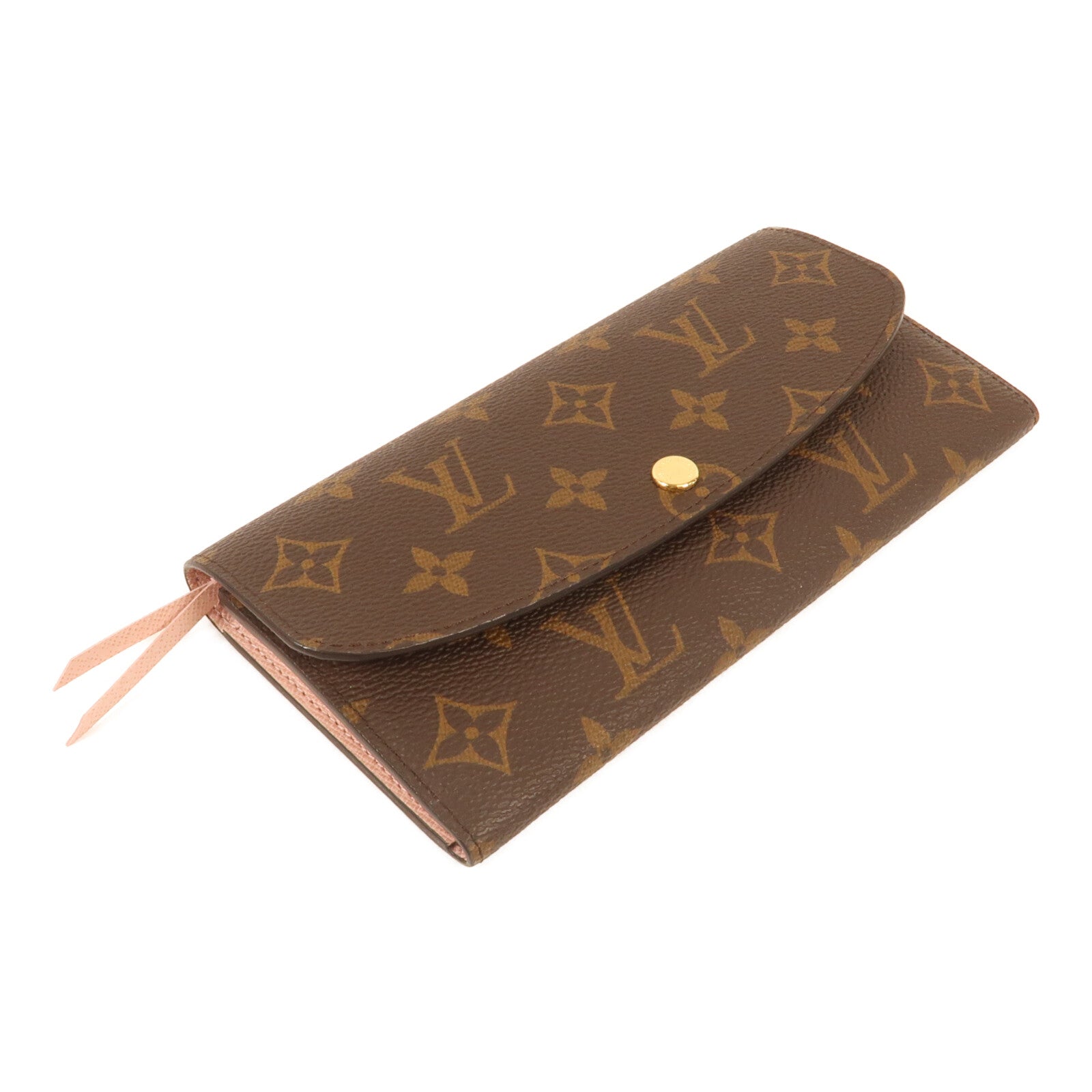 LOUIS VUITTON Monogram Emilie Wallet金扣長錢包