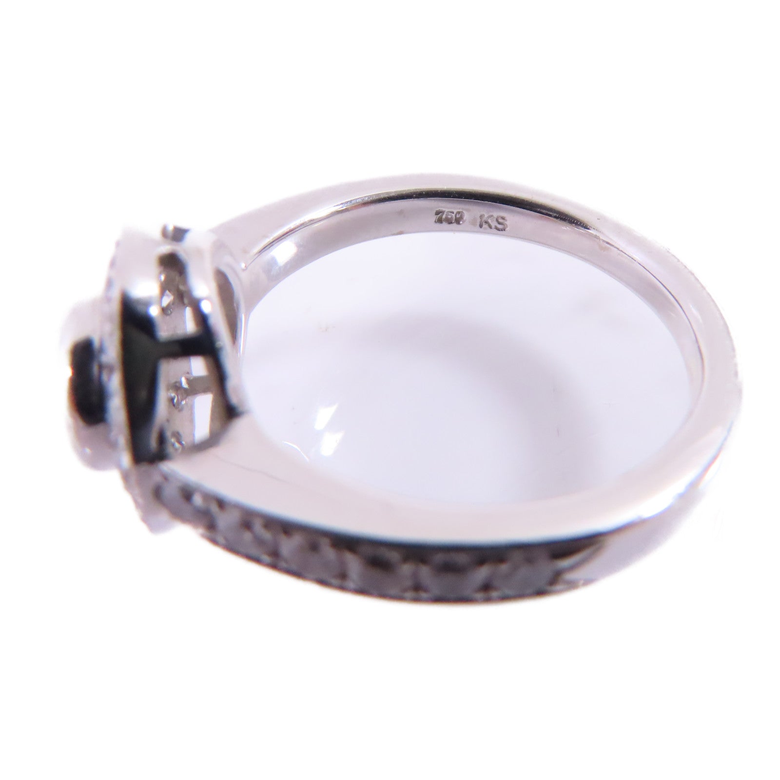 JEWELRY 18K白金/鑽石Diamond Ring戒指US#6