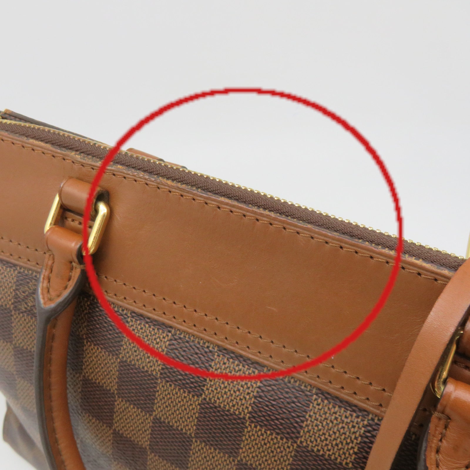 LOUIS VUITTON Damier Greenwich 2Way Shoulder Bag Handle Shoulder Bag Brown
