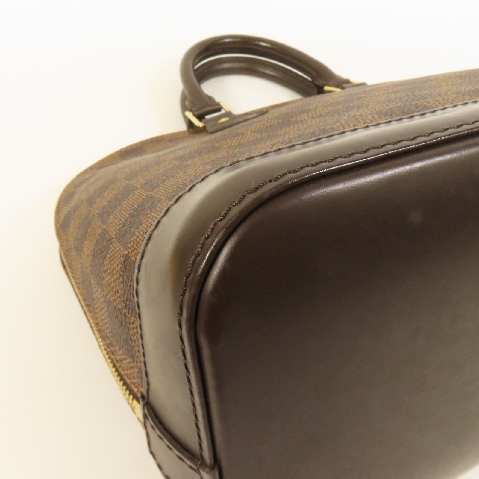 LOUIS VUITTON Damier Alma金扣手挽袋