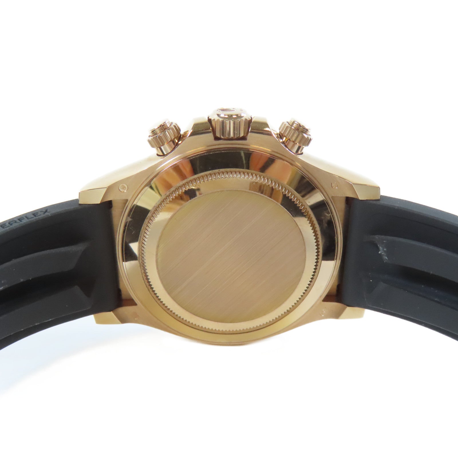 ROLEX Daytona 18K玫瑰金/橡膠手錶自動機芯銅色